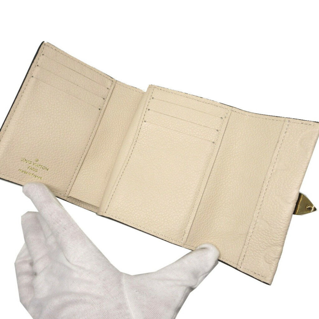 Louis Vuitton Cream Monogram Empreinte Wallet (Tri-Fold)