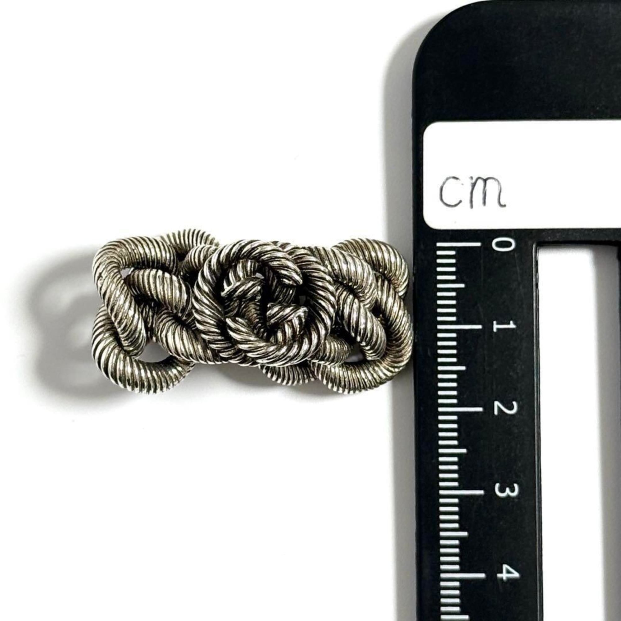 Gucci Silver 925 Band Ring (Pre-Owned)