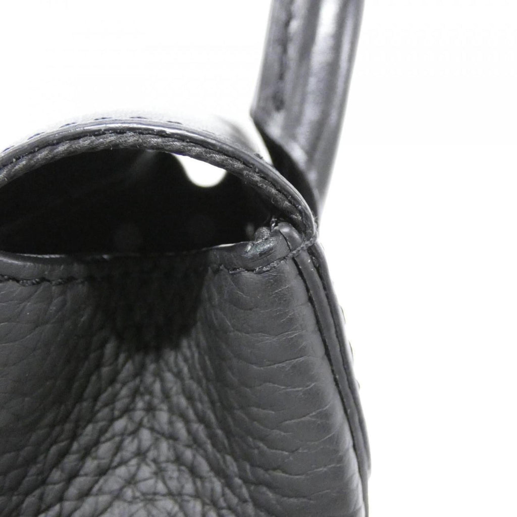 Louis Vuitton Black Leather Shoulder Bag
