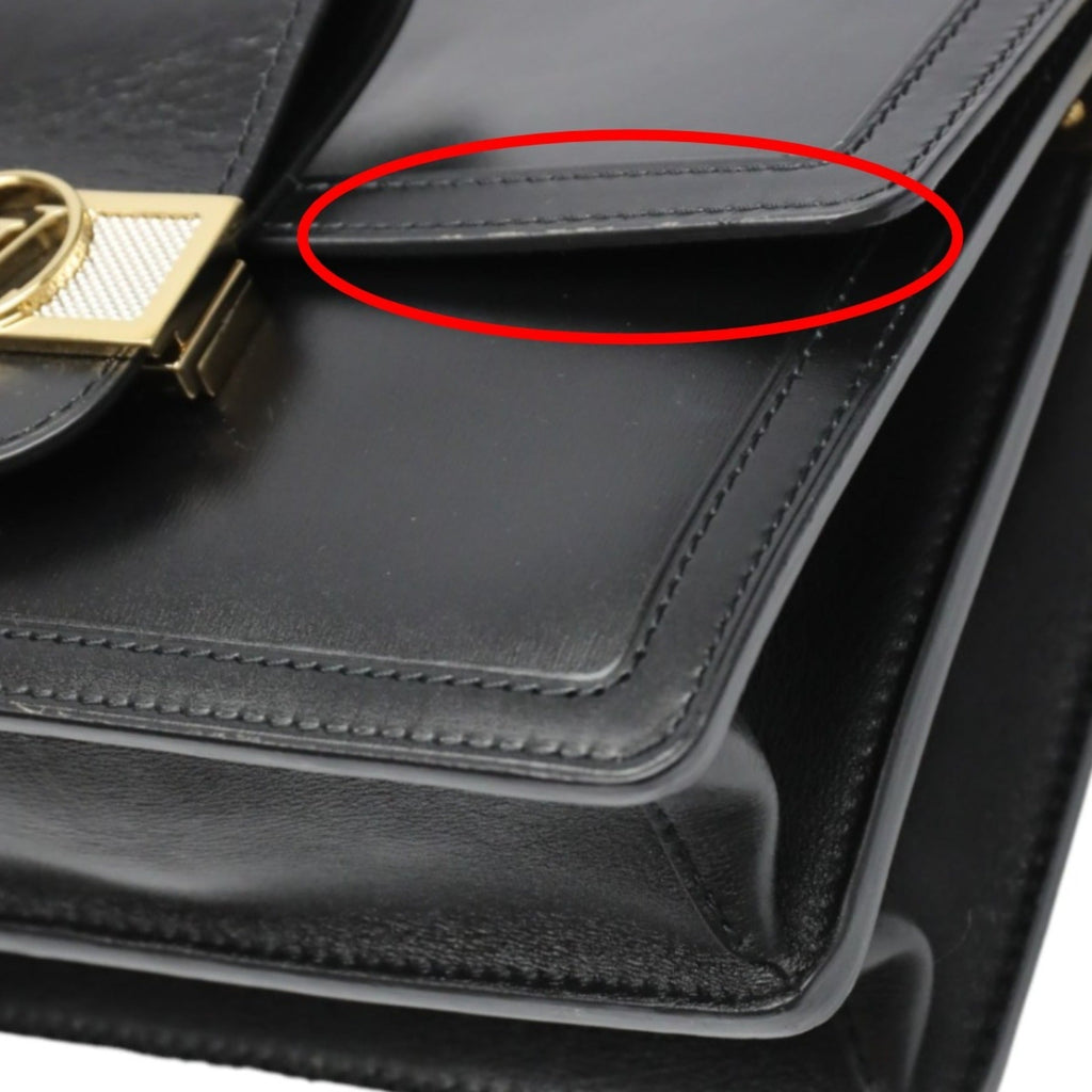 Louis Vuitton Black Noir Leather Shoulder Bag