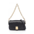 Louis Vuitton Black Noir Monogram Empreinte Handbag