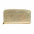 Celine Gold Leather Long Wallet (Bi-Fold)