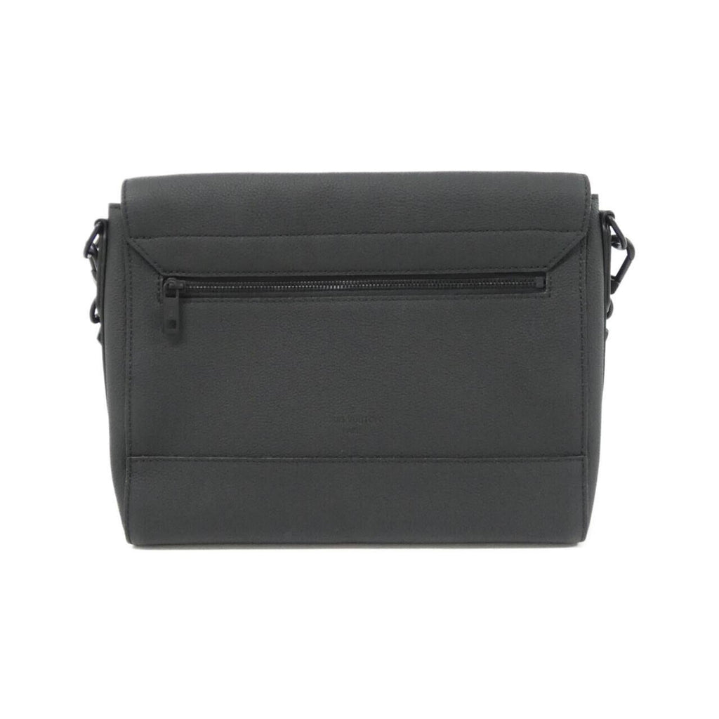 Louis Vuitton Black Leather Shoulder Bag