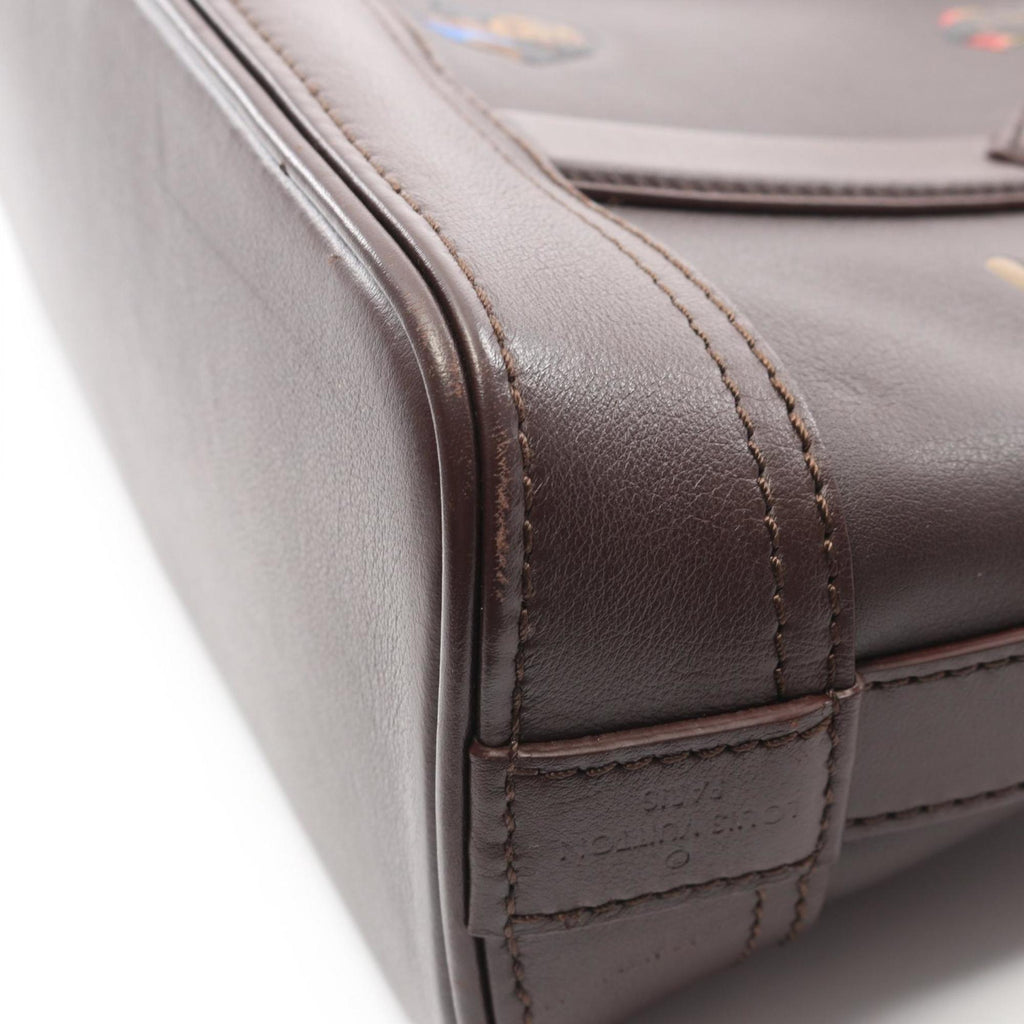 Louis Vuitton Brown Multi-Color Leather Handbag