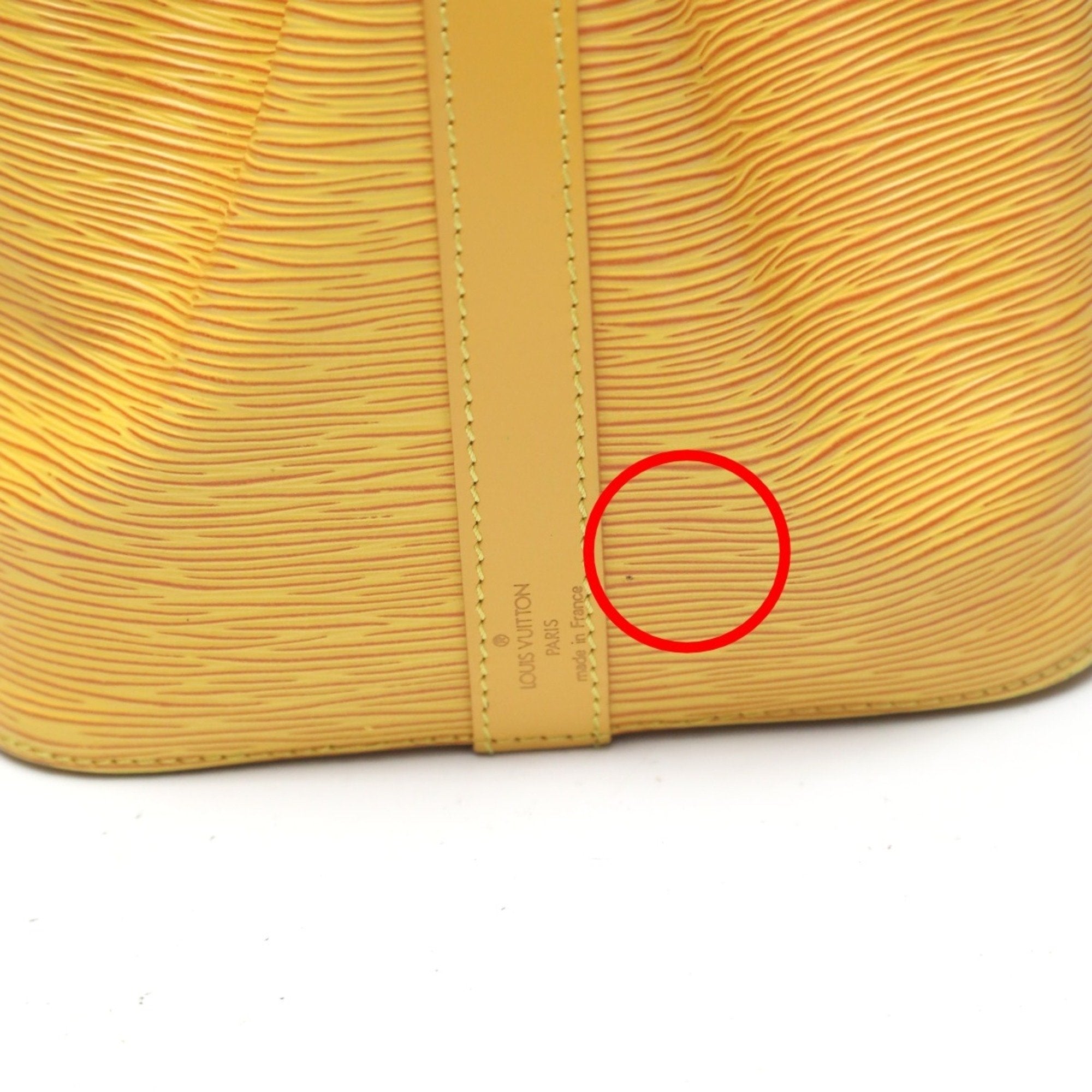 Louis Vuitton Yellow Epi Leather Shoulder Bag
