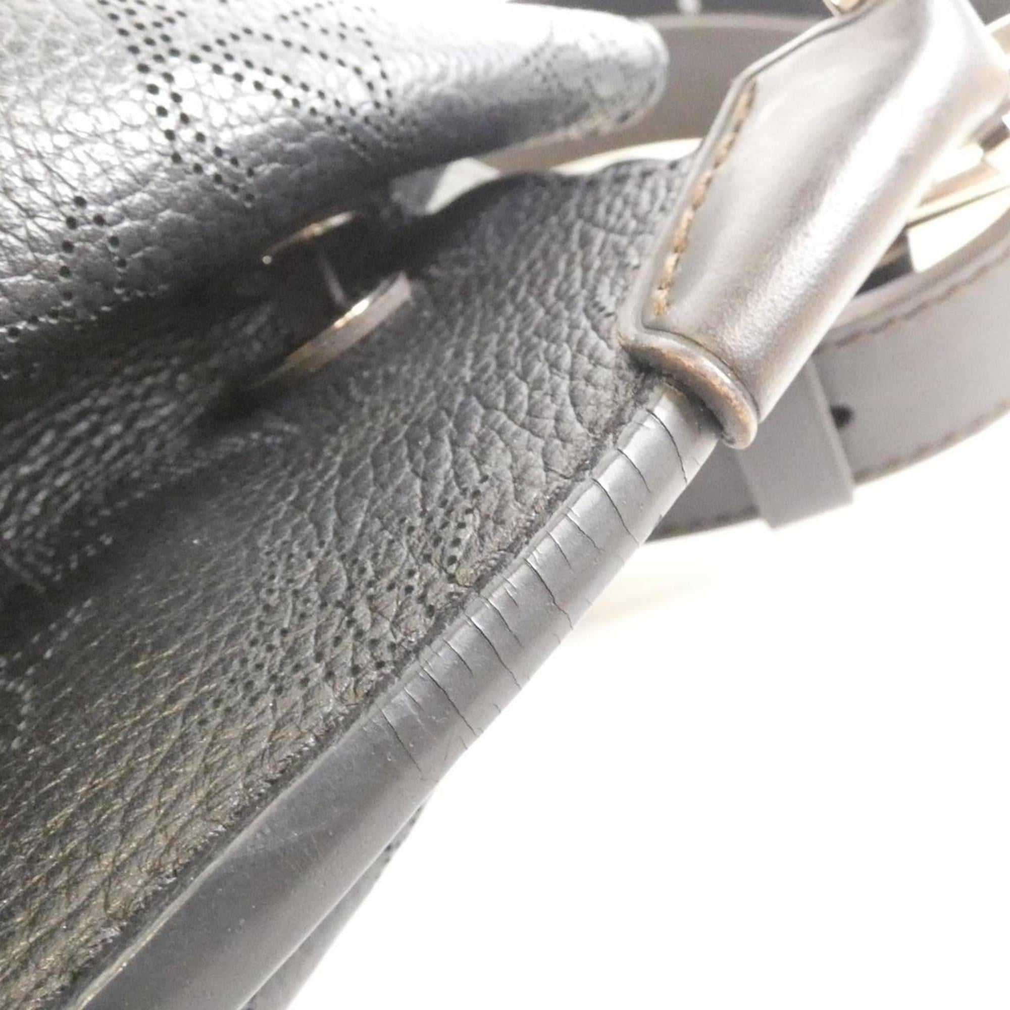 Louis Vuitton Black Leather Shoulder Bag