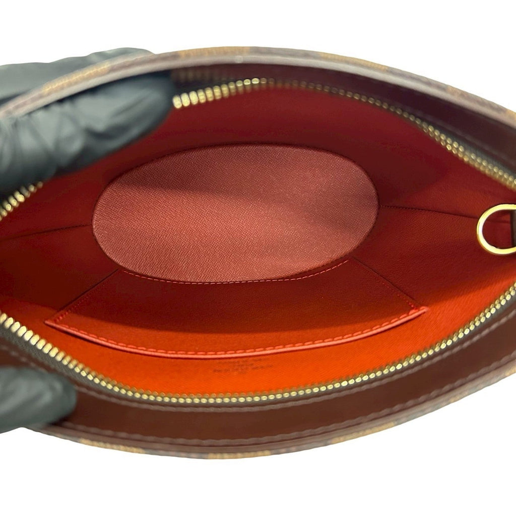 Louis Vuitton Brown Leather Pvc Pochette Shoulder Bag