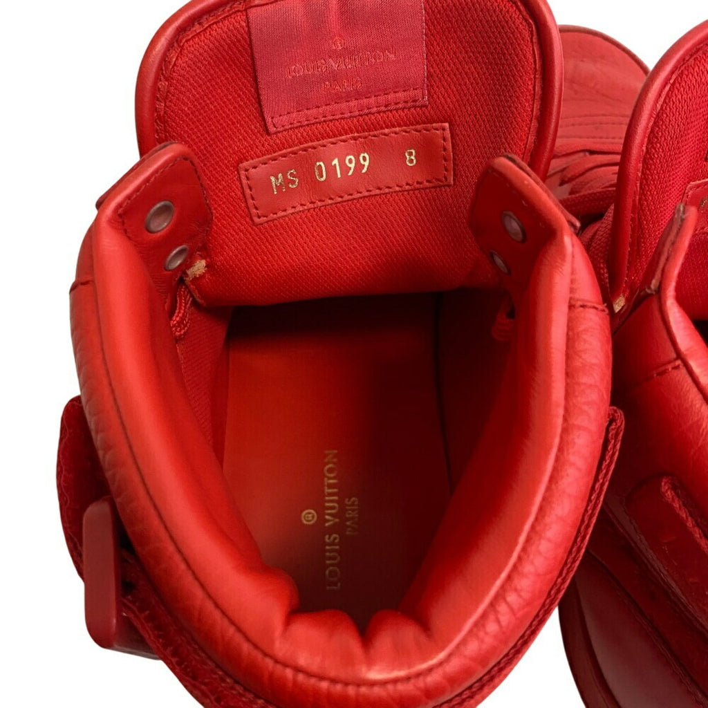 Louis Vuitton Red Color Sneakers