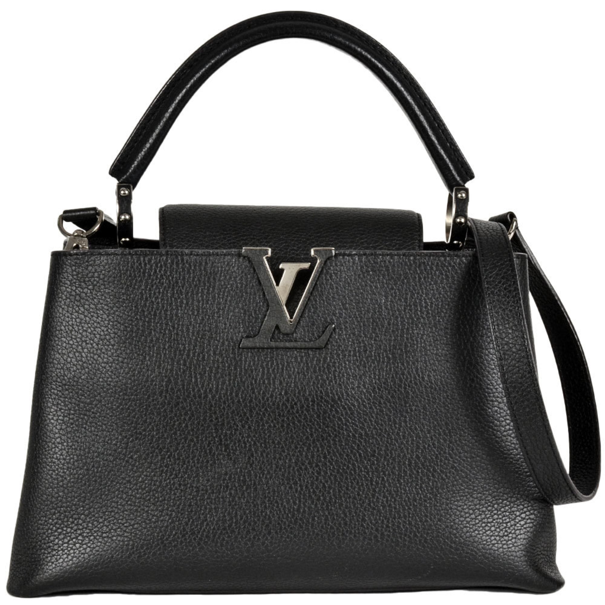 Louis Vuitton Black Noir Leather Handbag