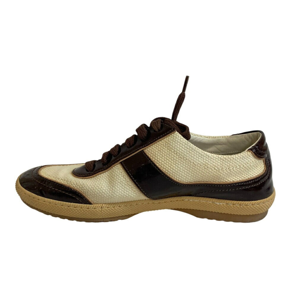 Louis Vuitton Brown White Sneakers
