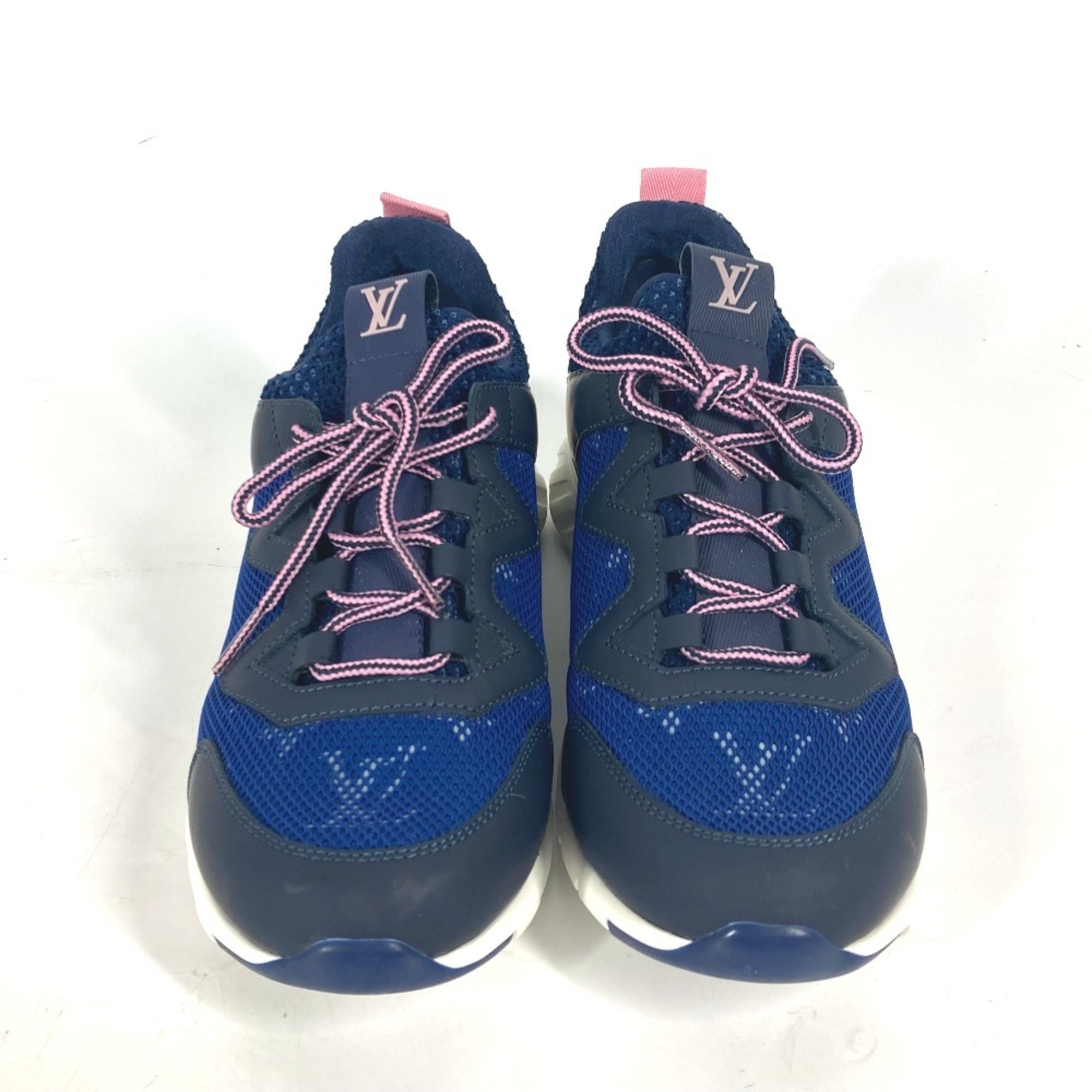 Louis Vuitton Blue Pink Sneakers