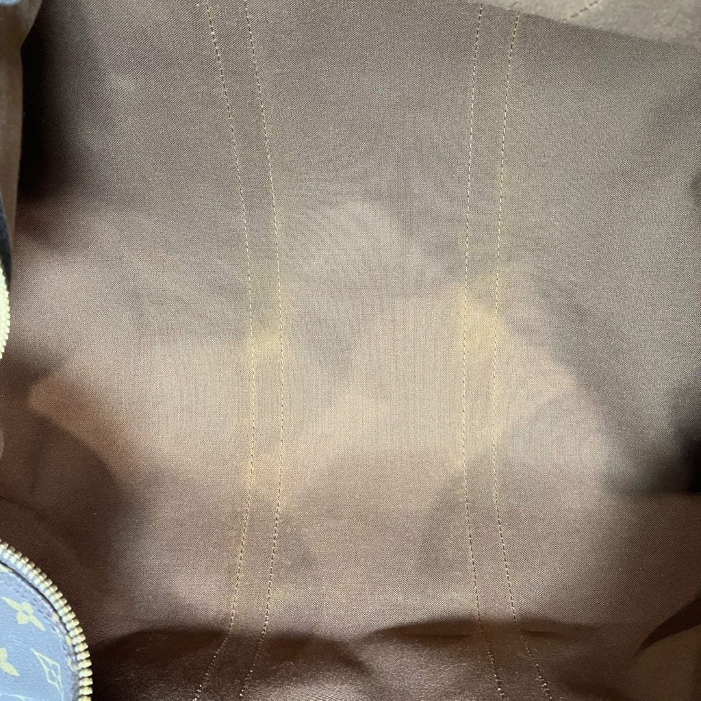 Louis Vuitton Brown Pvc Boston Bag