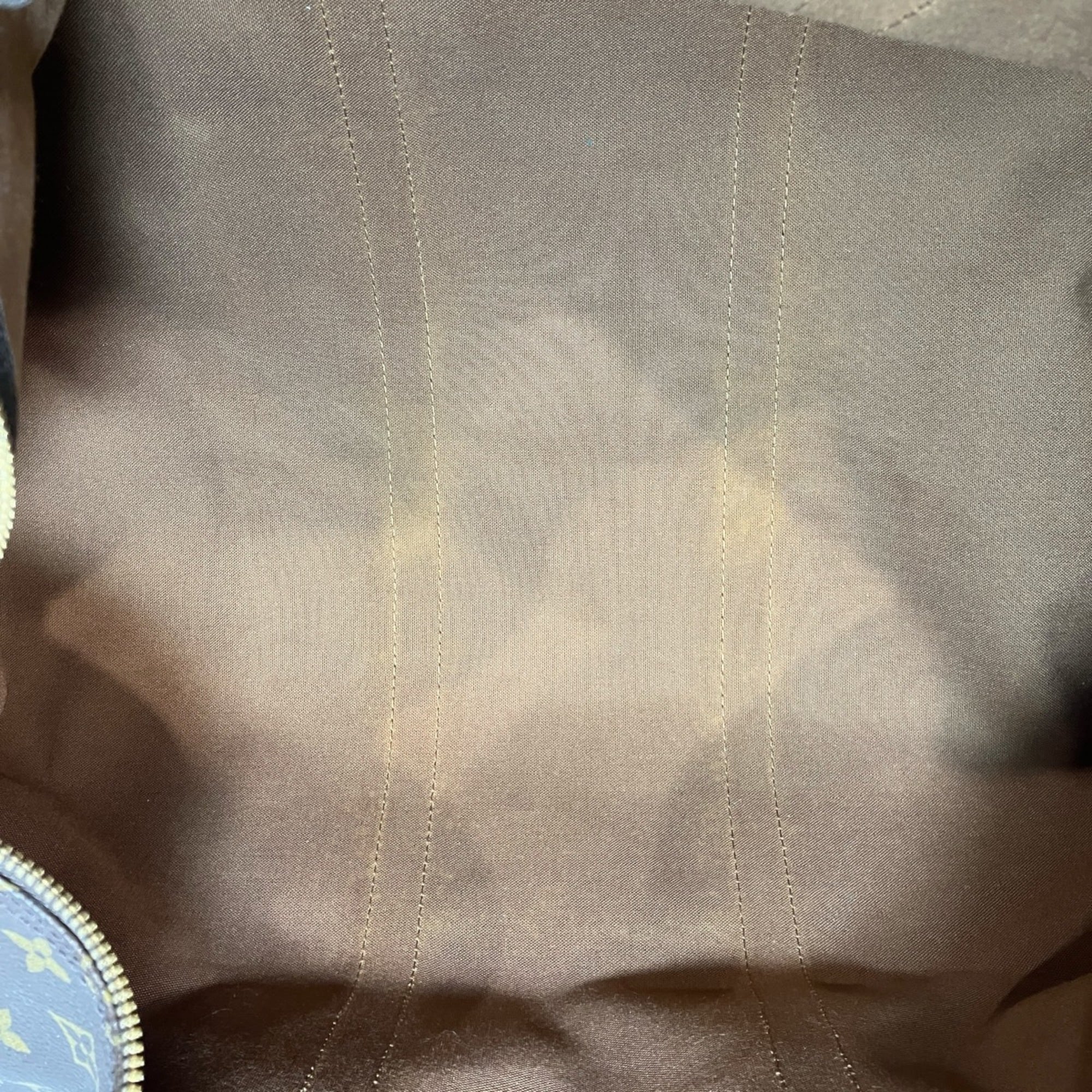 Louis Vuitton Brown Pvc Boston Bag