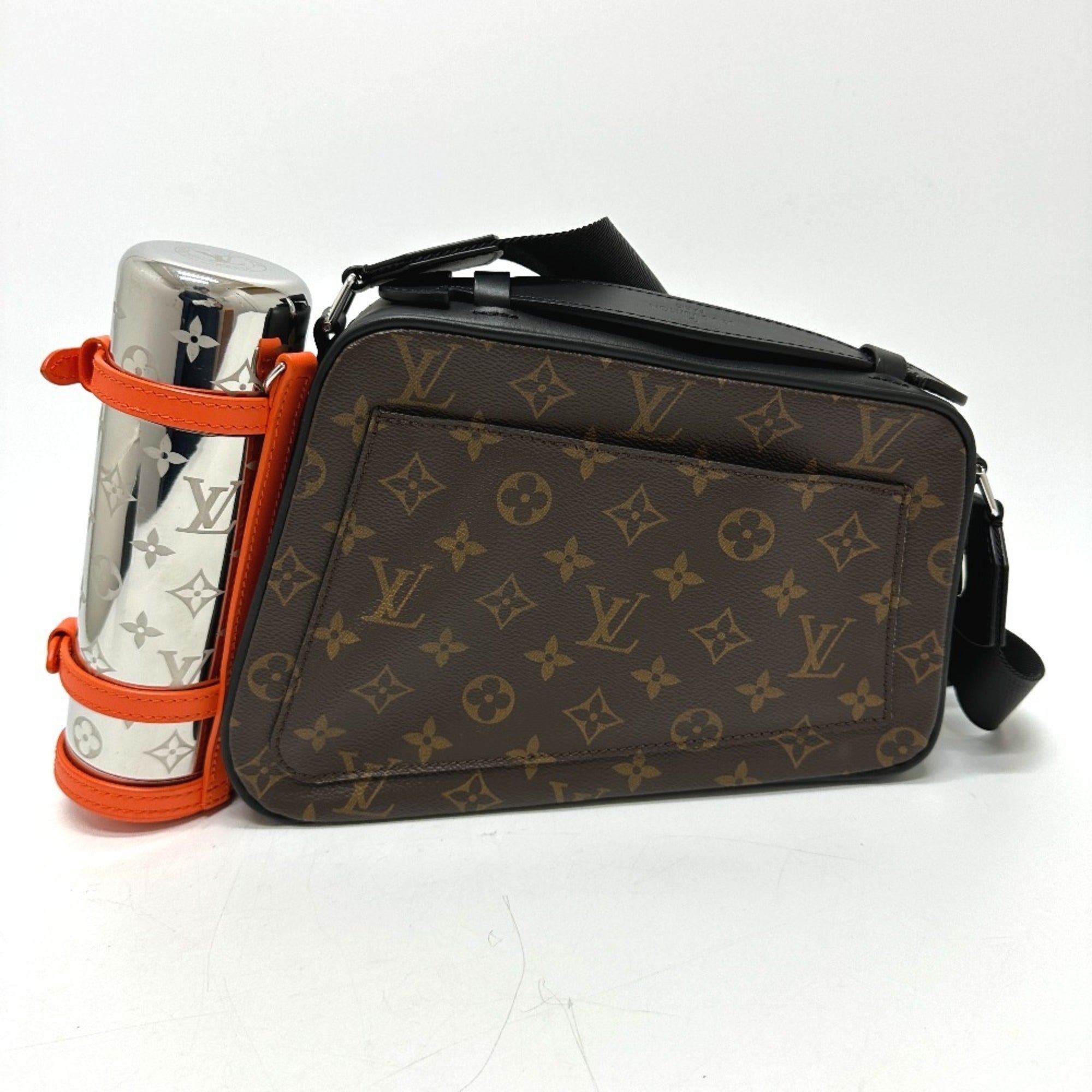 Louis Vuitton Brown Leather Shoulder Bag