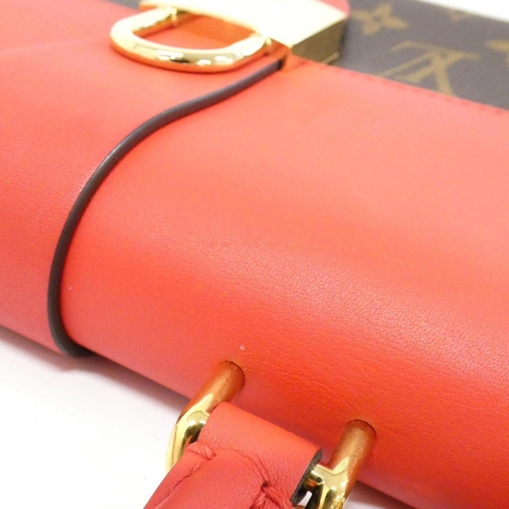Louis Vuitton Brown Coquelicots Coated Canvas Leather Handbag