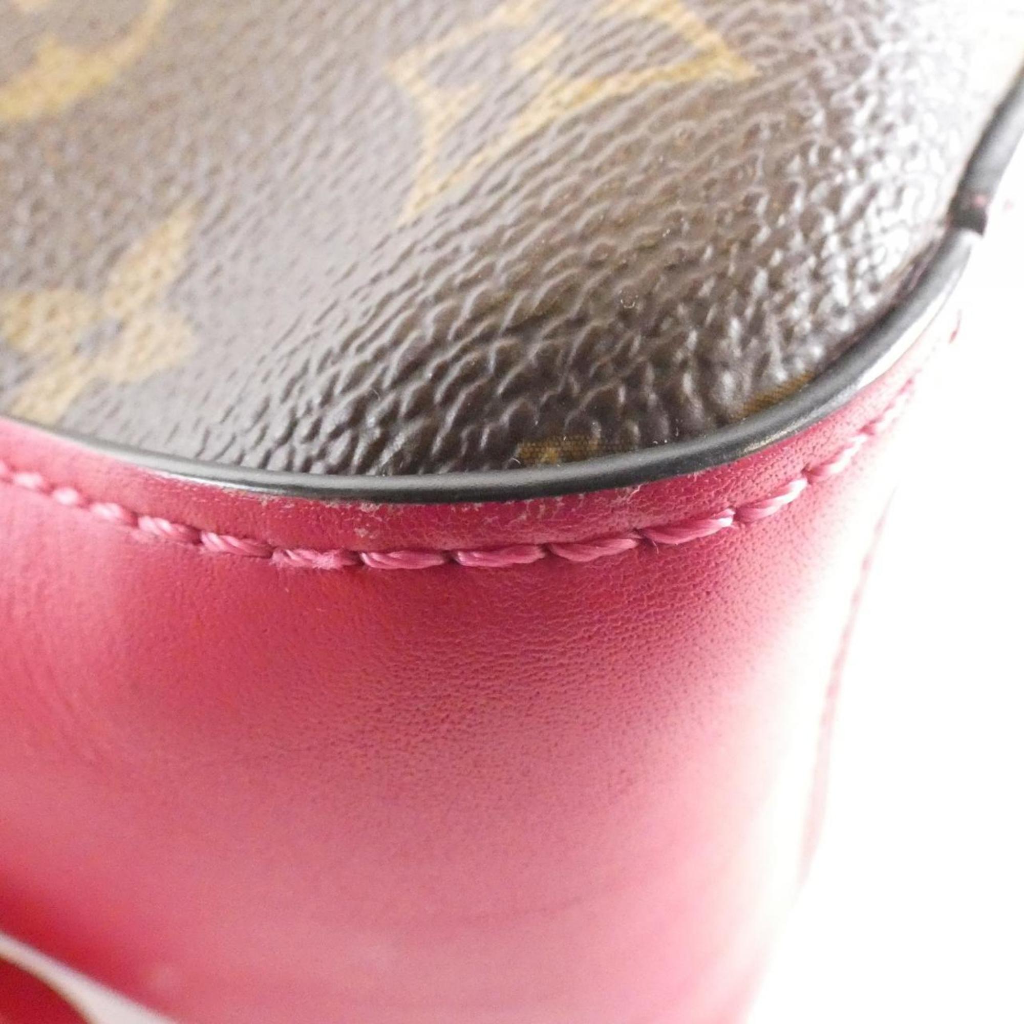 Louis Vuitton Monogram Freesia Marron Coated Canvas Shoulder Bag