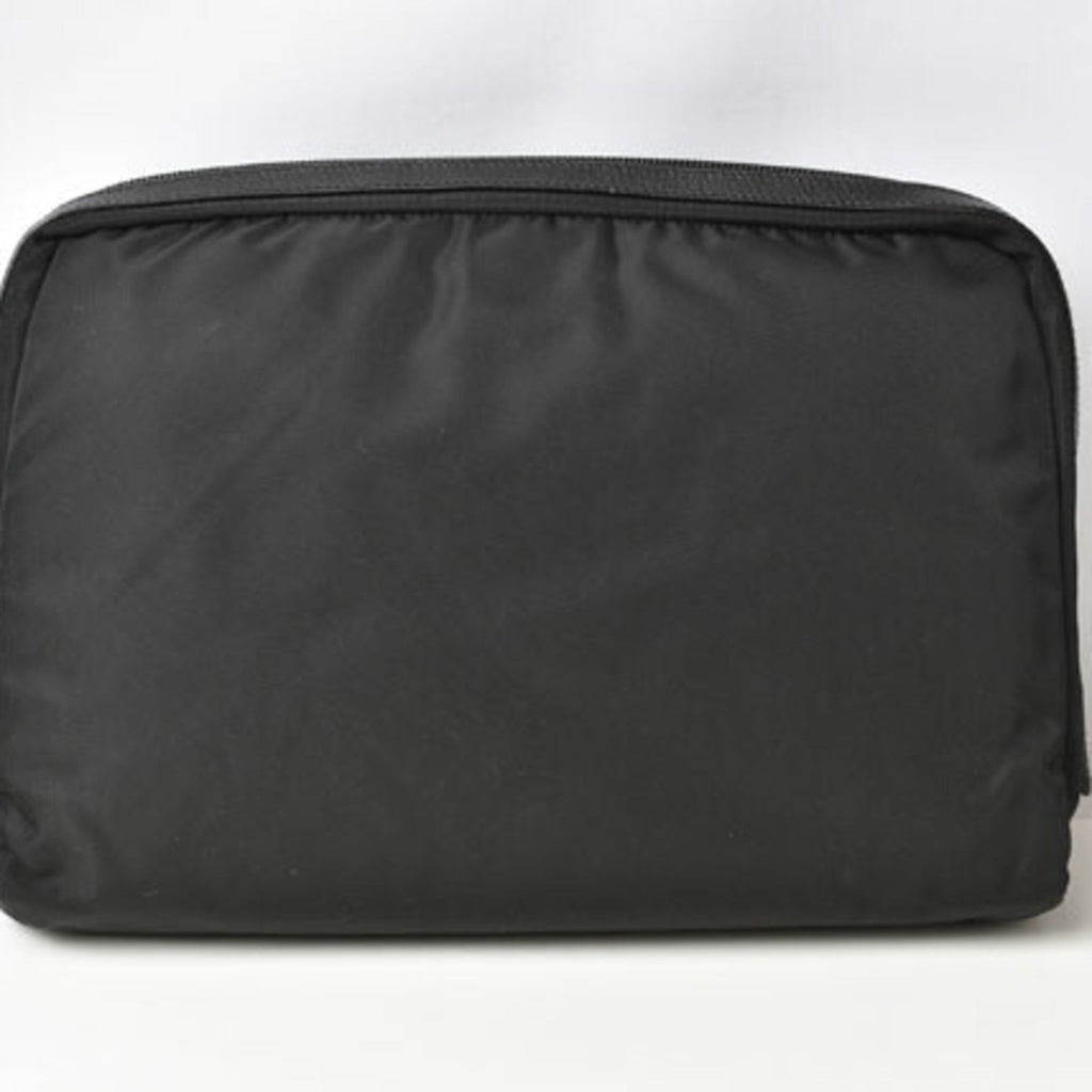 Prada Black Vela Nylon Pouch