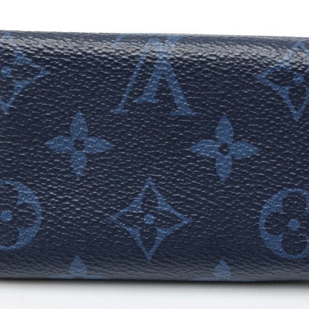 Louis Vuitton Blue Taigarama Wallet (Tri-Fold)