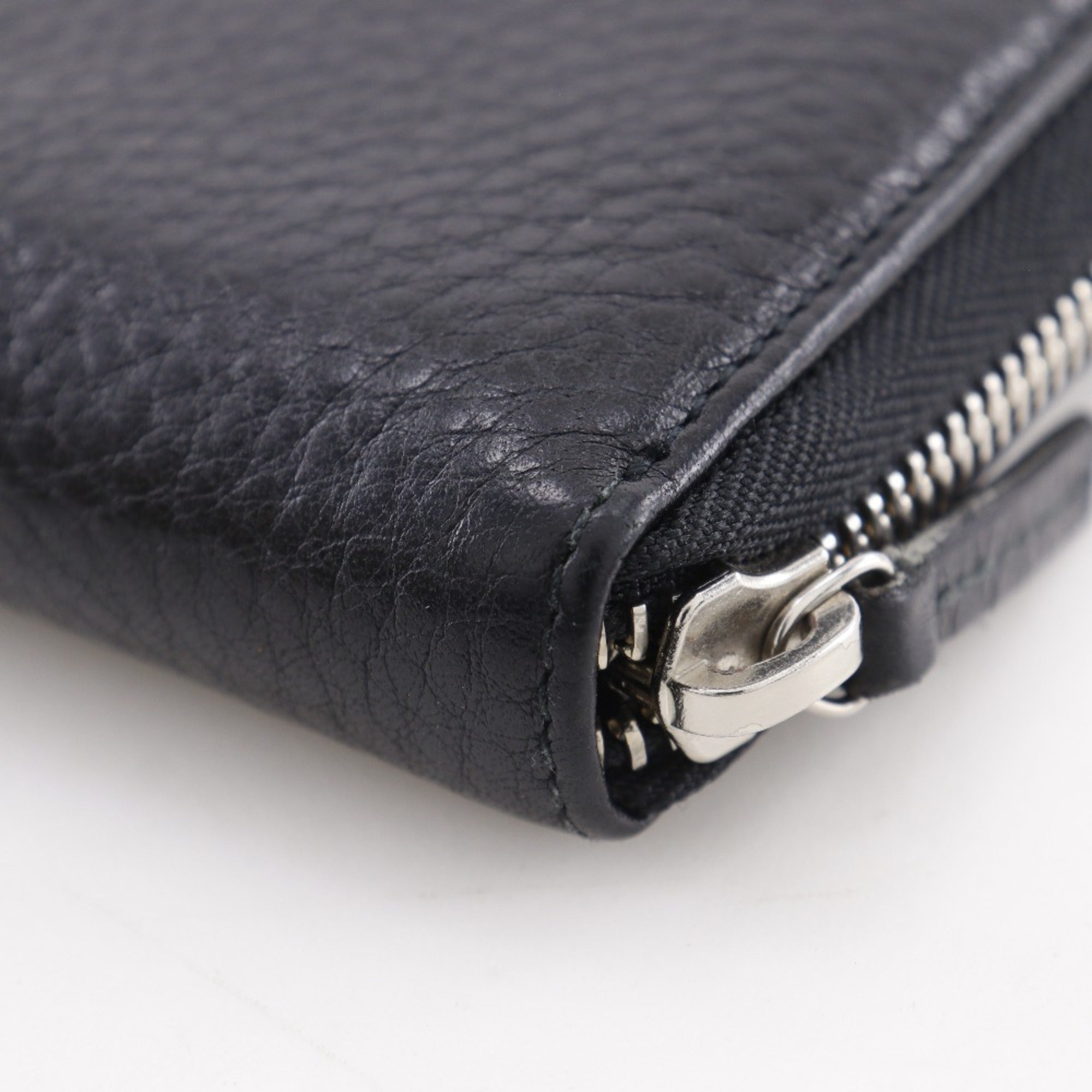 Gucci Black Leather Long Wallet (Bi-Fold) (Pre-Owned)