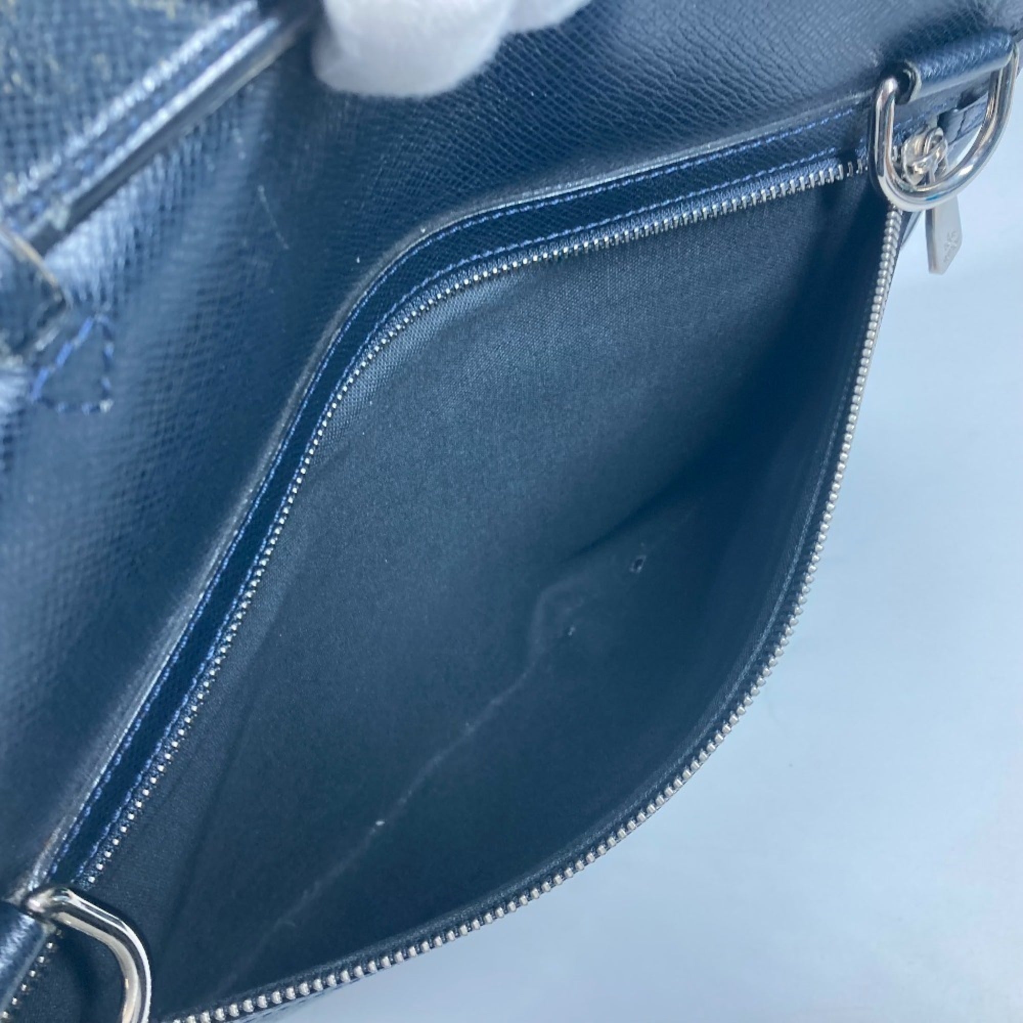 Louis Vuitton Boreal Dark Navy Taiga Leather Leather Briefcase