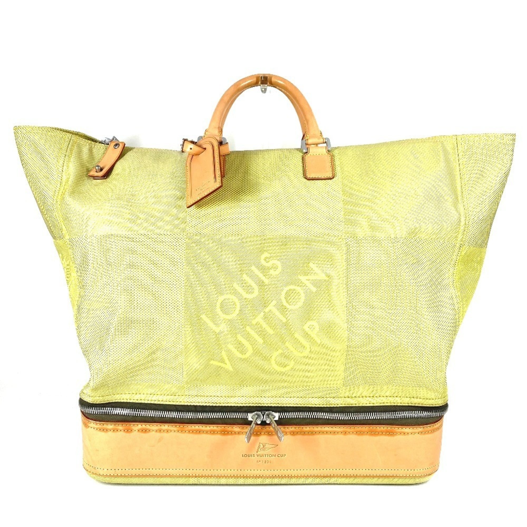 Louis Vuitton Damier Geant Yellow Damier Geant Boston Bag