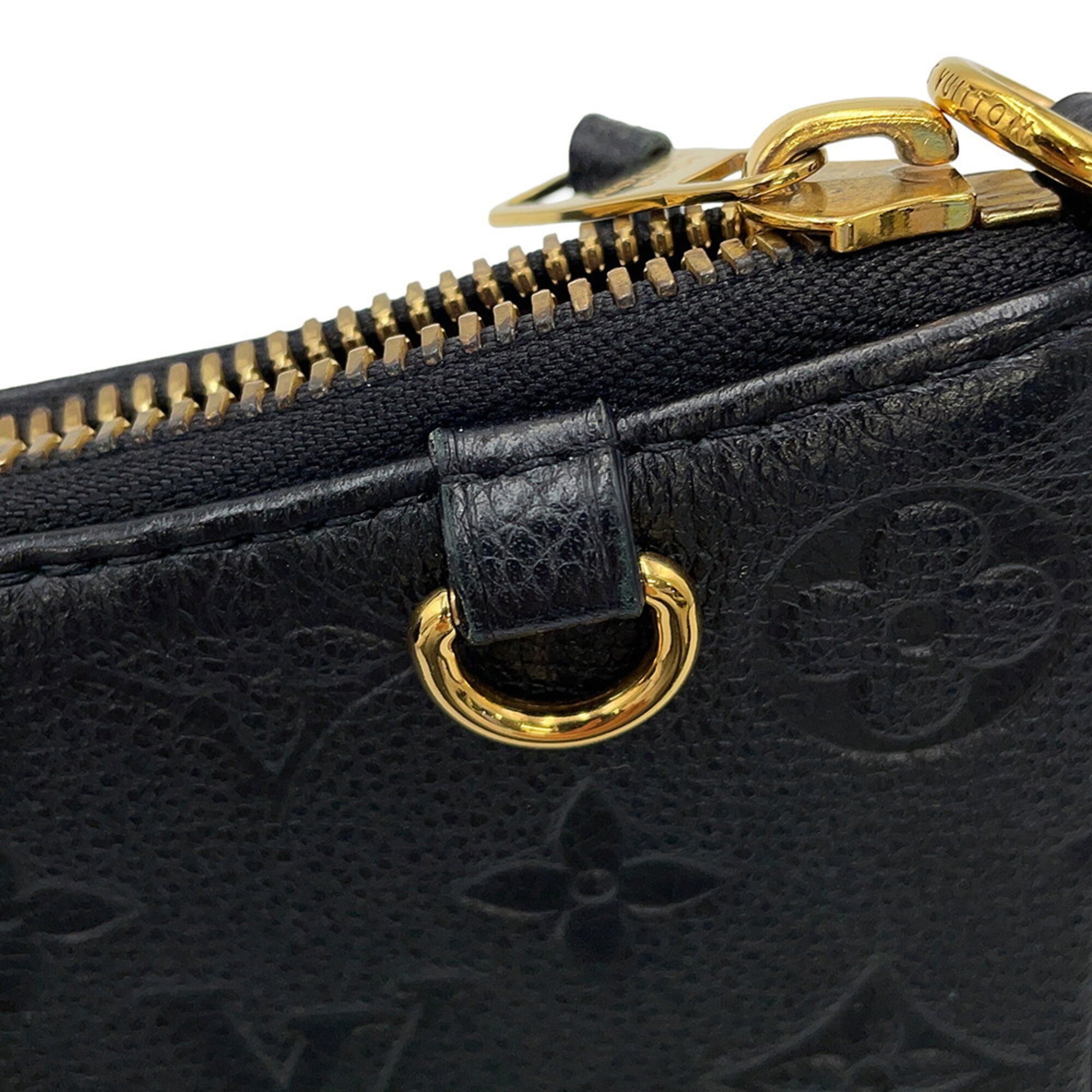 Louis Vuitton Noir Monogram Empreinte Shoulder Bag