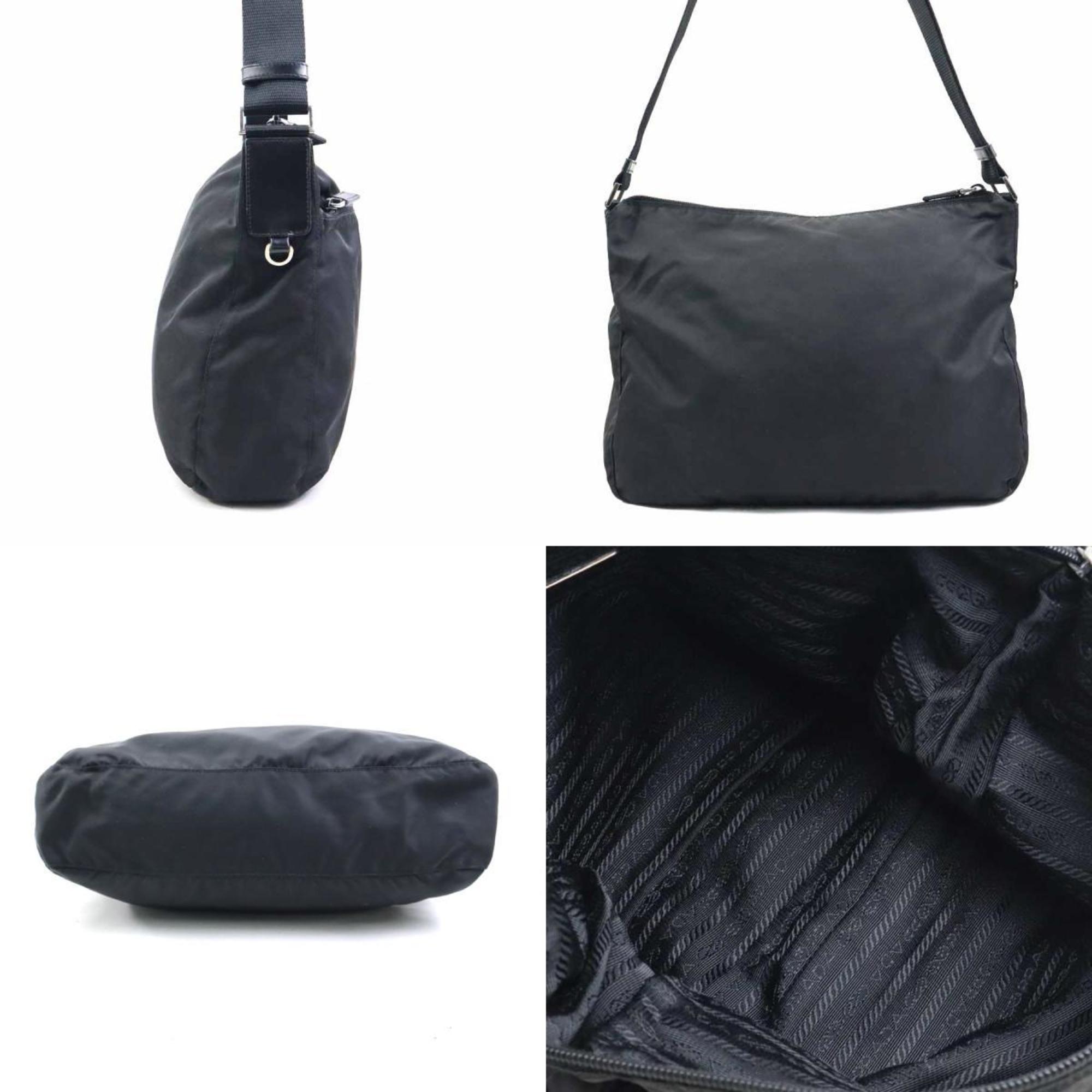 Prada Black Nylon Shoulder Bag