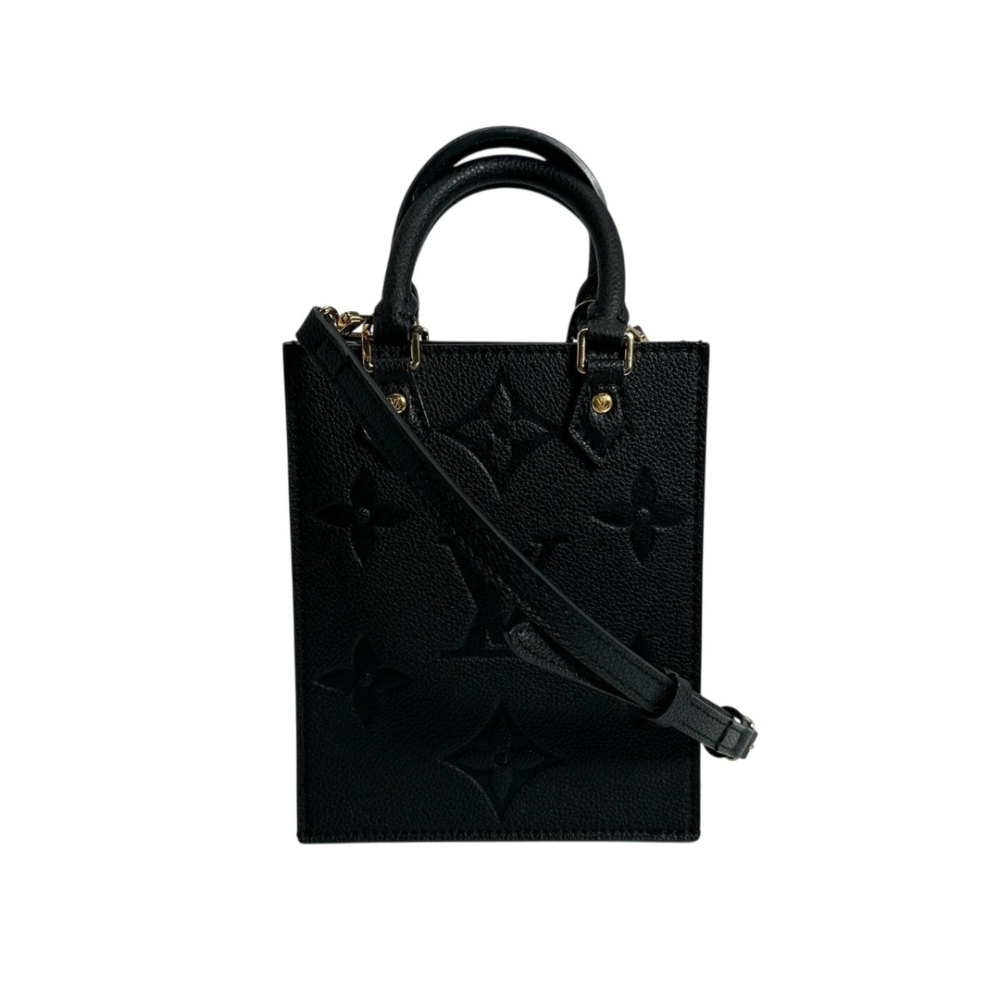 Louis Vuitton Black Monogram Empreinte Shoulder Bag