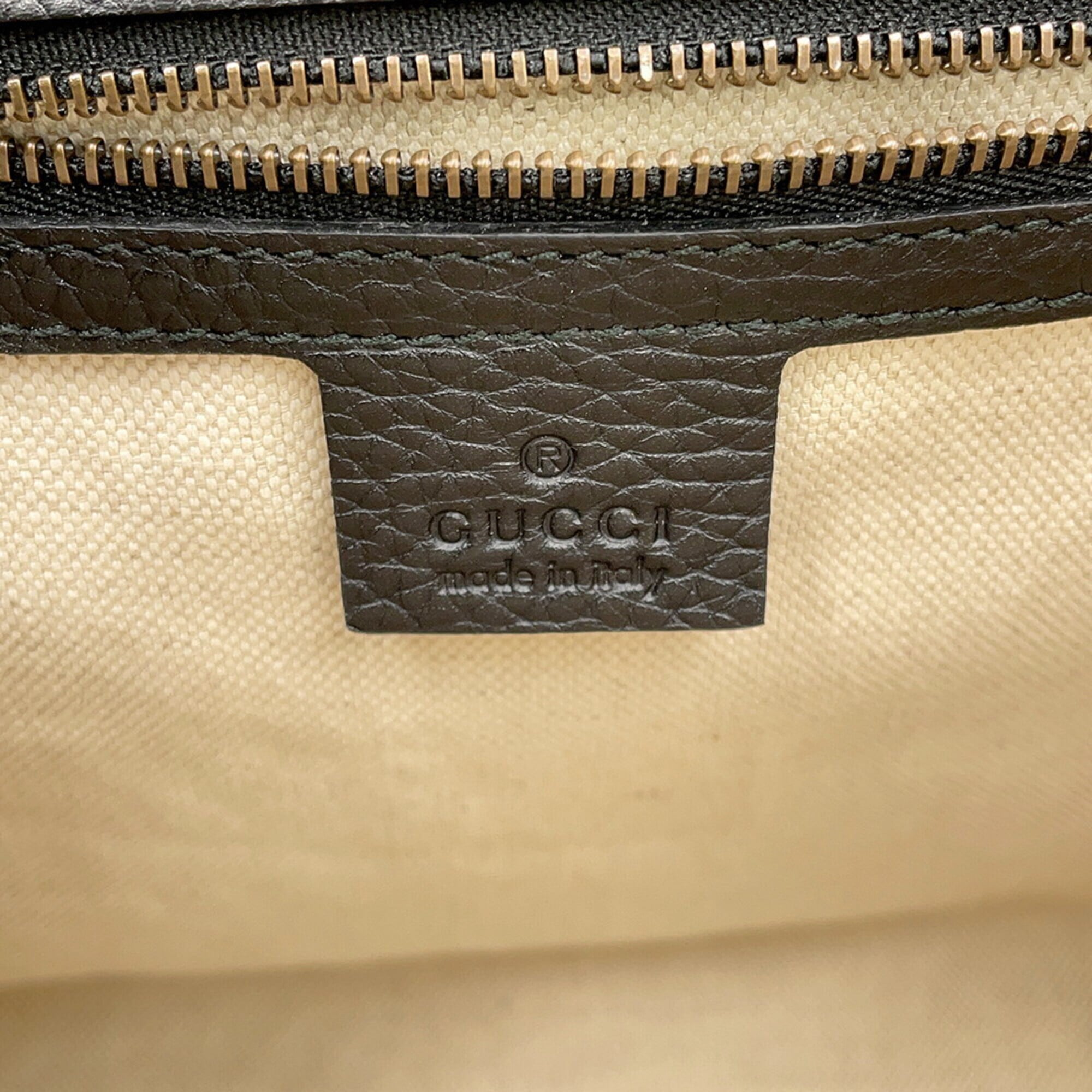 Gucci Black Leather Handbag (Pre-Owned)