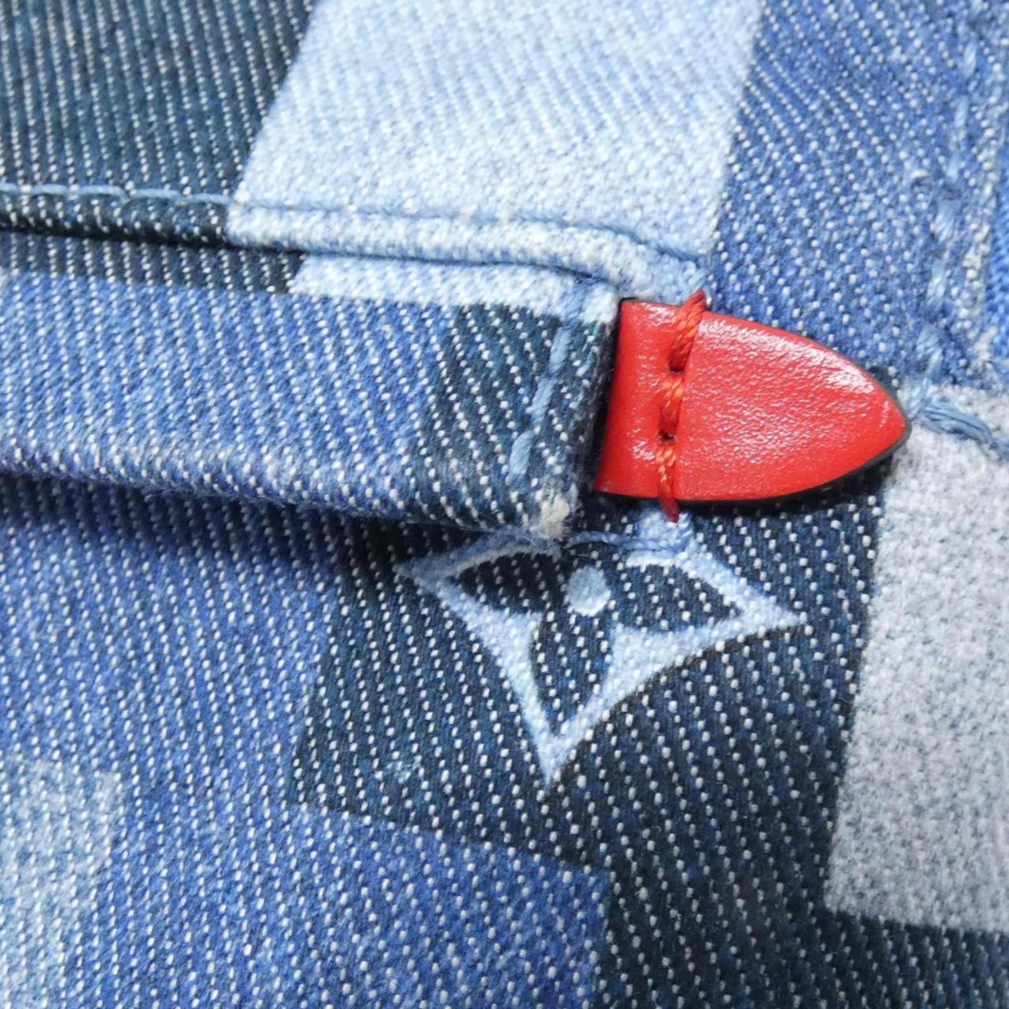 Louis Vuitton Rouge Denim Backpack