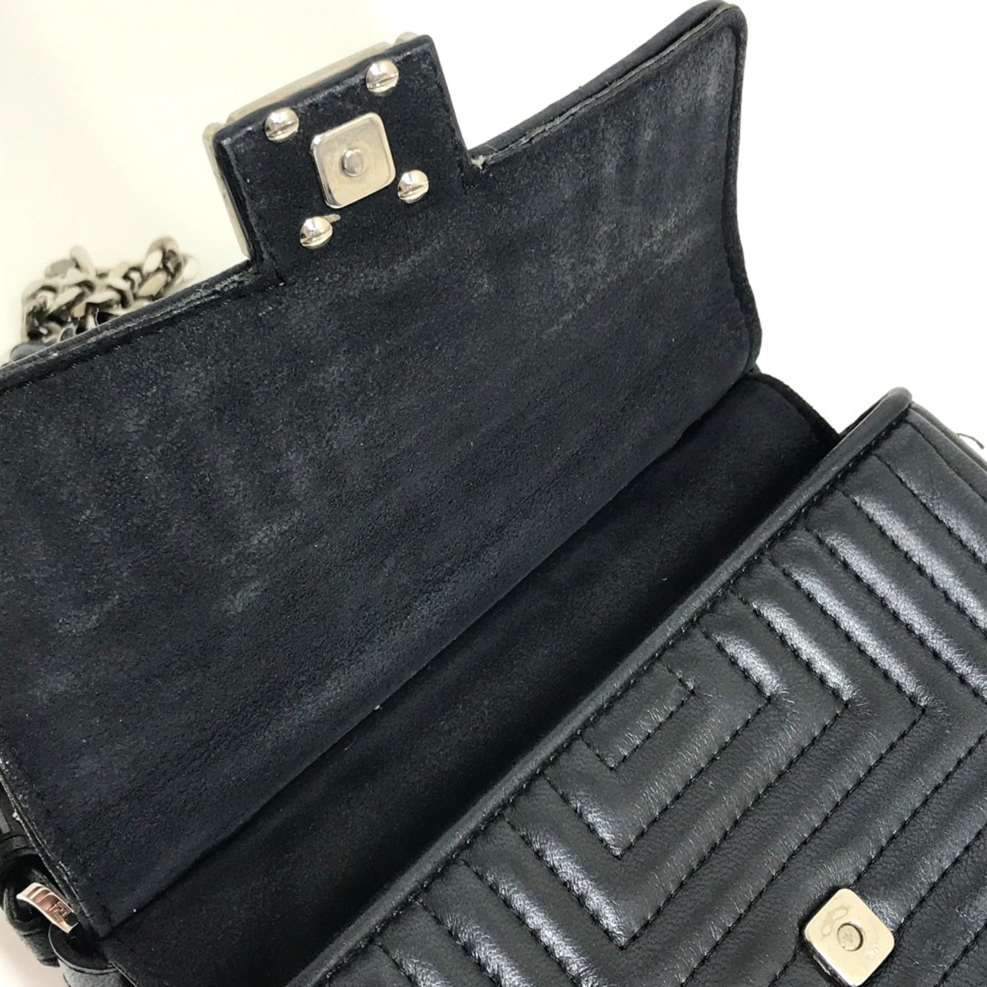 Fendi Black Leather Shoulder Bag
