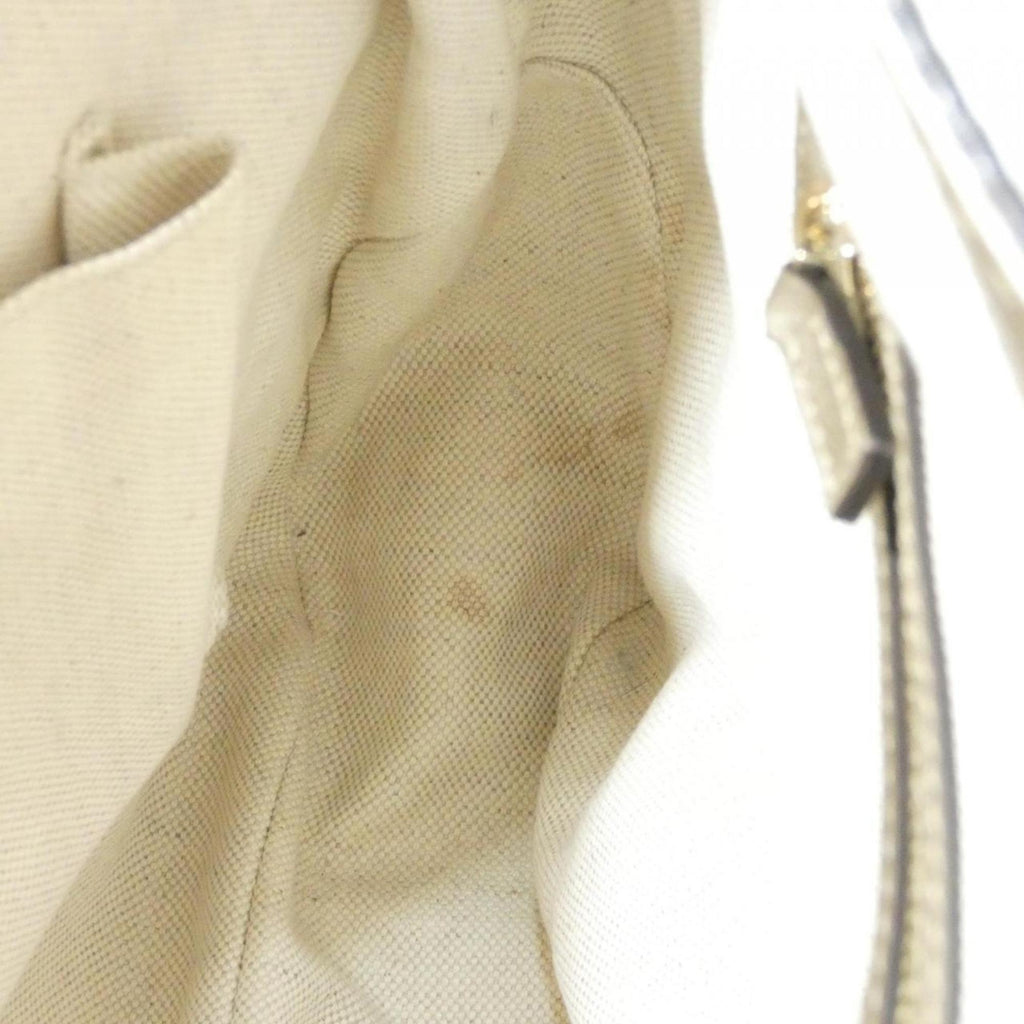 Gucci Champagne Leather Shoulder Bag (Pre-Owned)