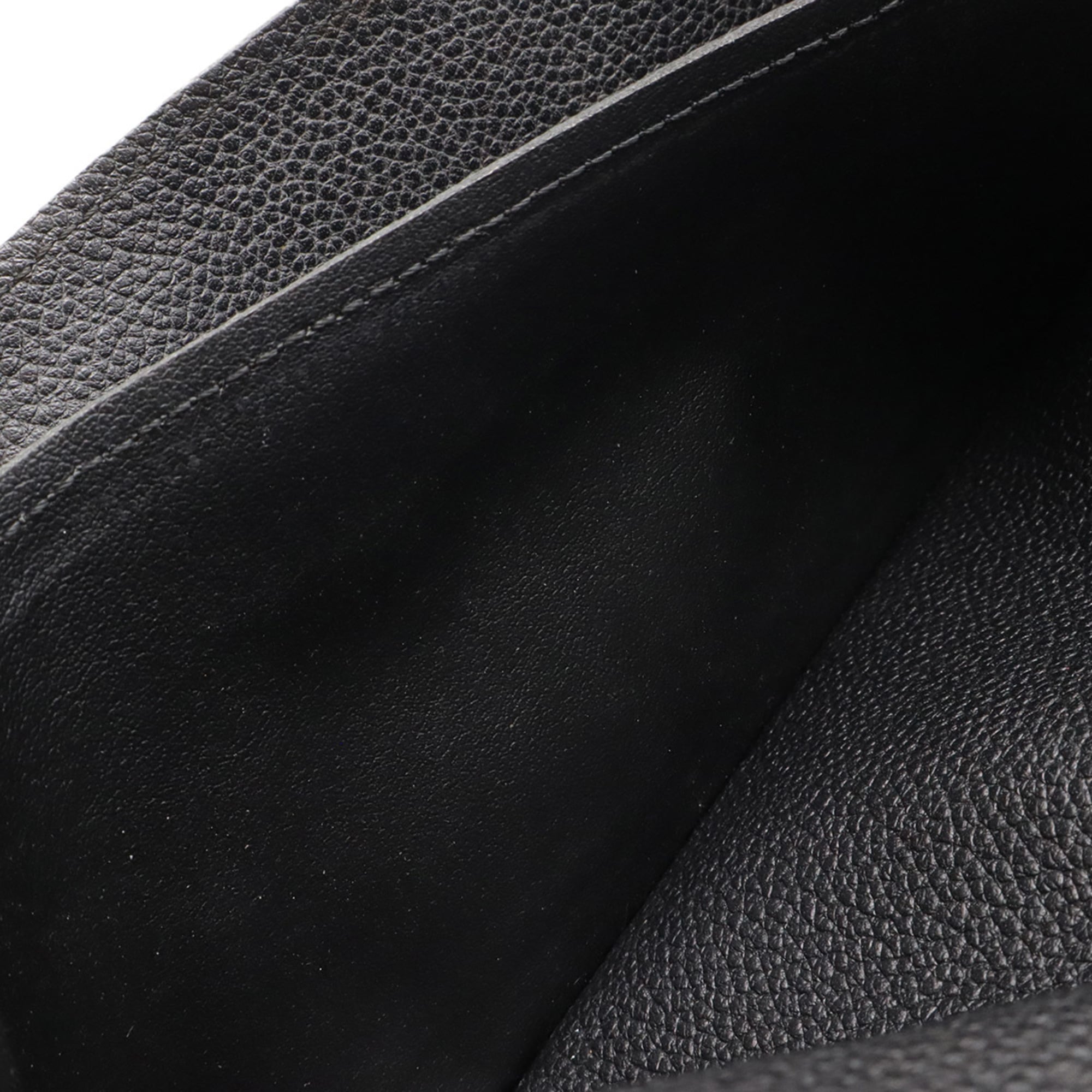 Louis Vuitton Black Noir Monogram Empreinte Leather Long Wallet