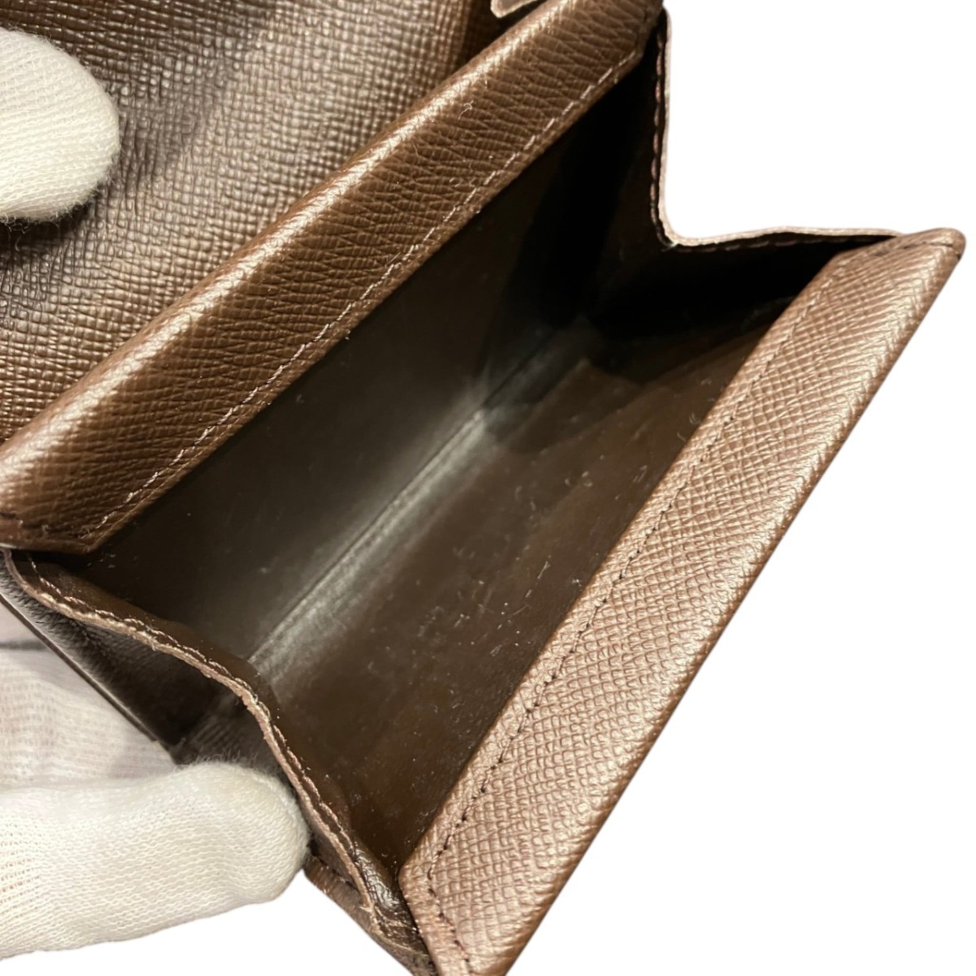 Louis Vuitton Brown Pvc Coin Purse/Coin Case