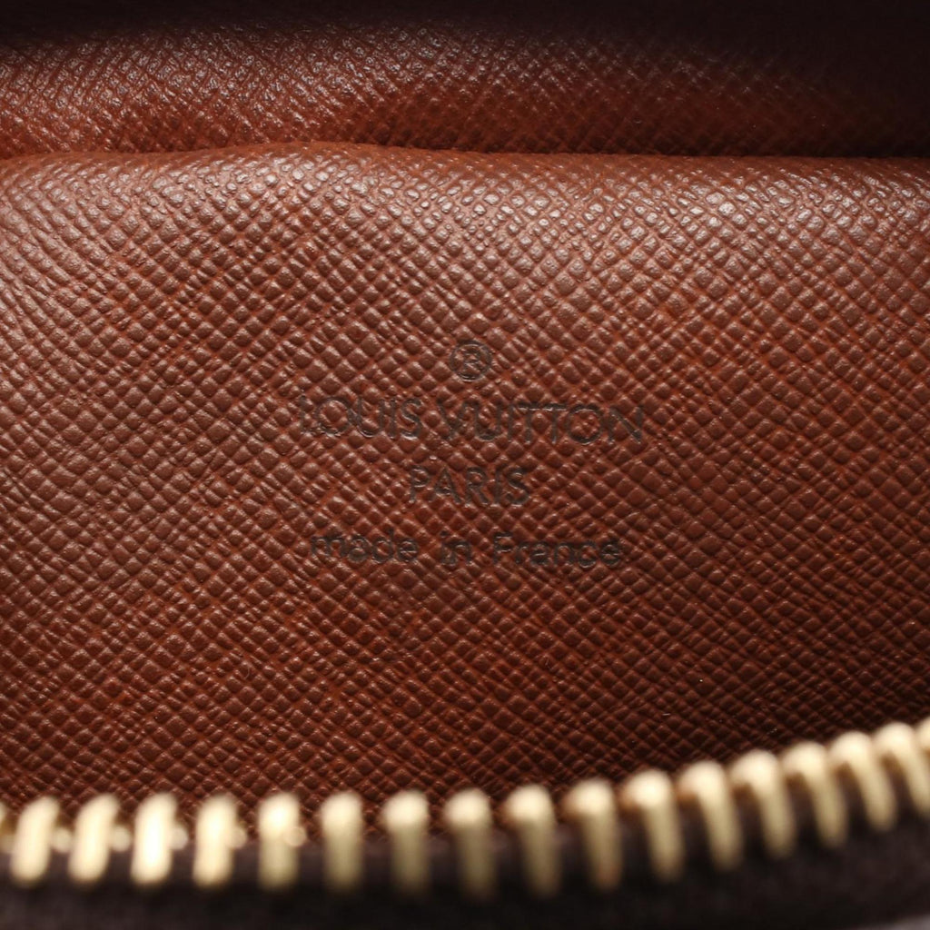Louis Vuitton Brown Coated Canvas Leather Shoulder Bag