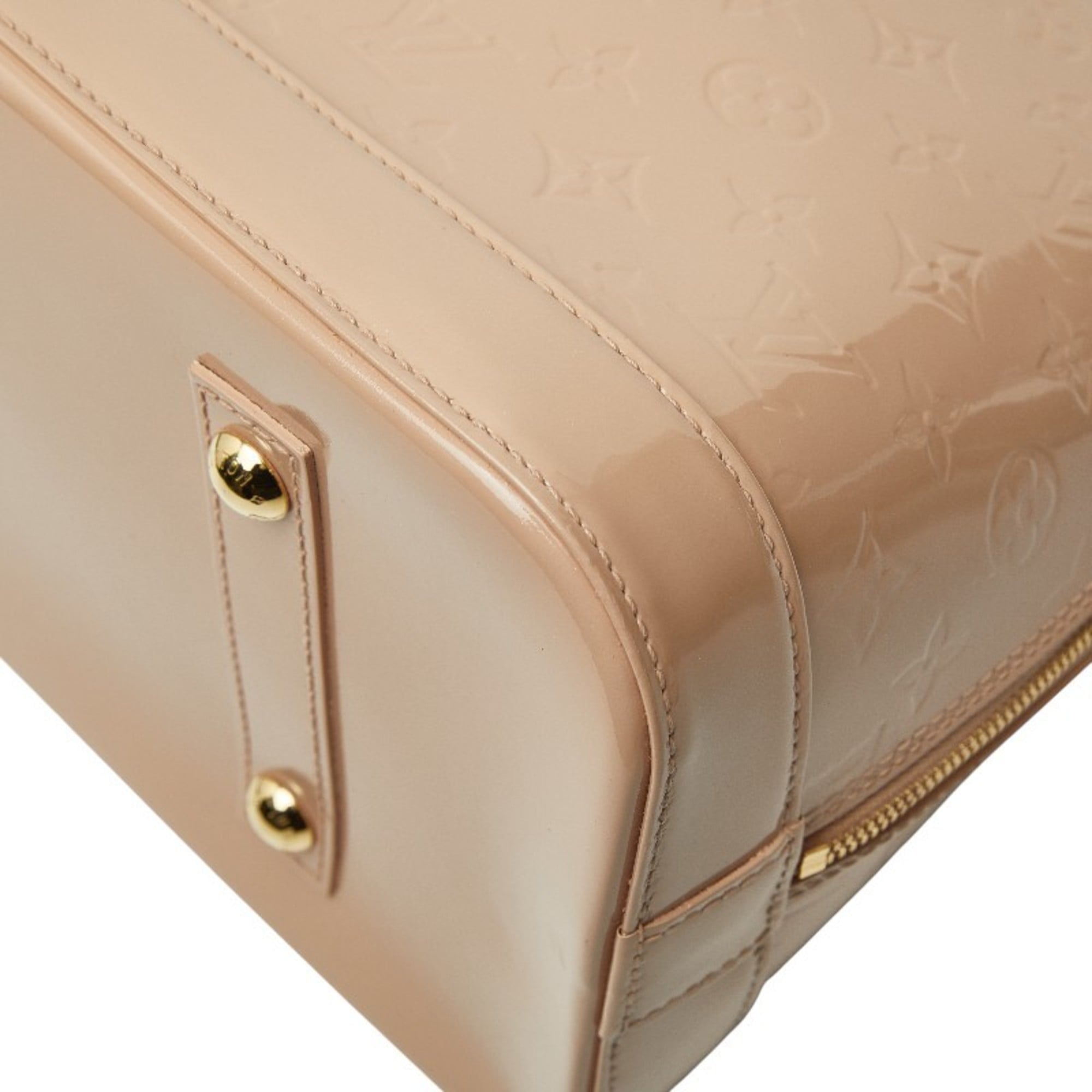 Louis Vuitton Monogram Rose Florentin Patent Leather Monogram Vernis Handbag