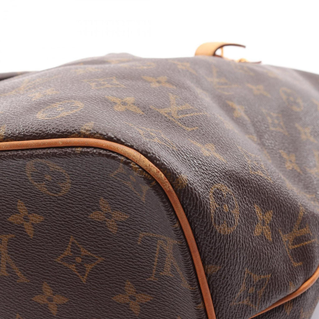 Louis Vuitton Brown Pvc Coated Canvas Leather Shoulder Bag