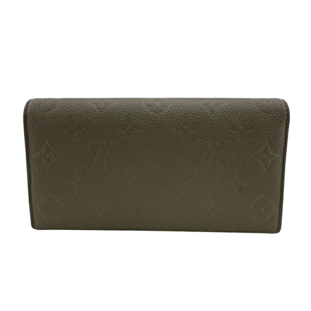 Louis Vuitton Beige Galle Monogram Empreinte Leather Long Wallet