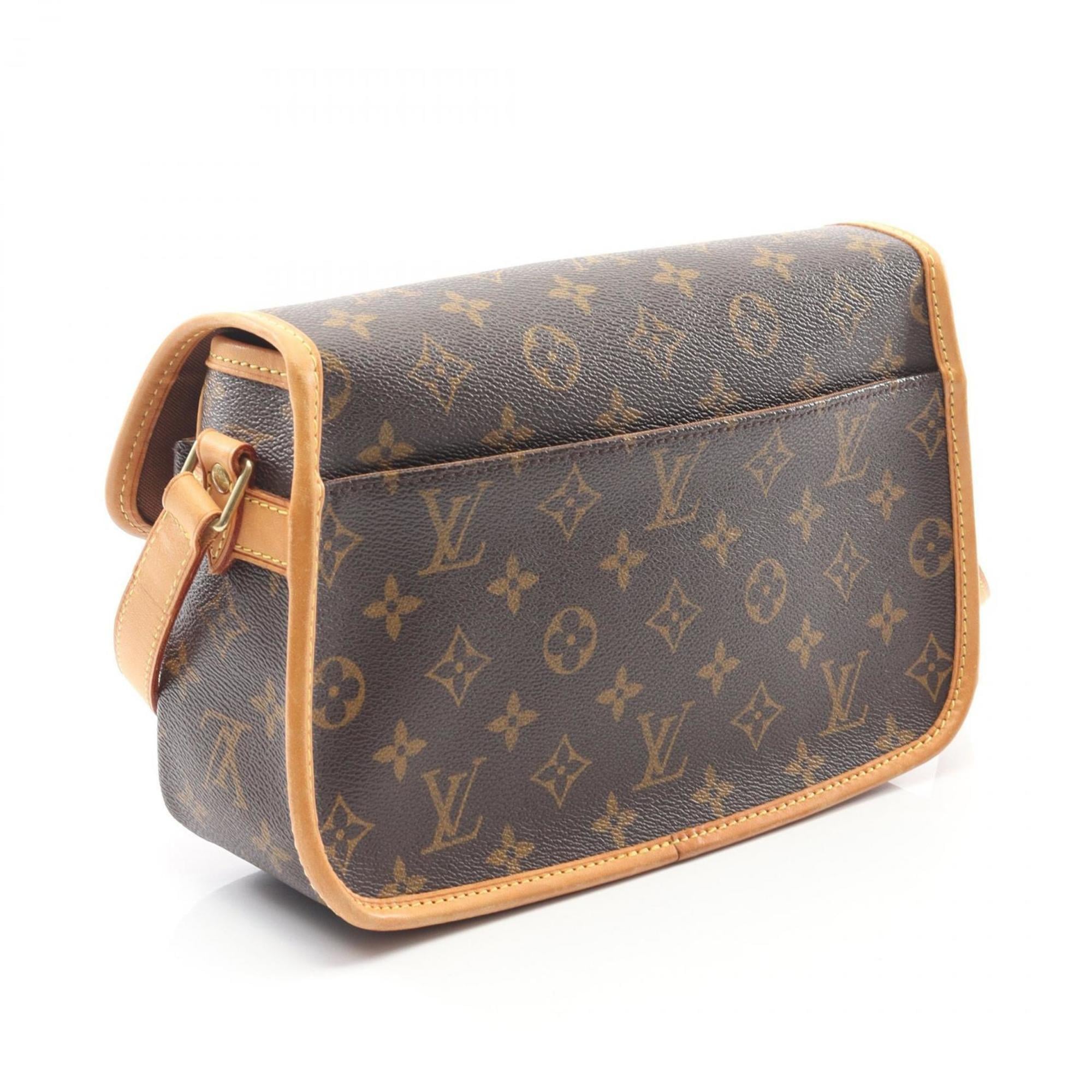 Louis Vuitton Brown Pvc Leather Shoulder Bag