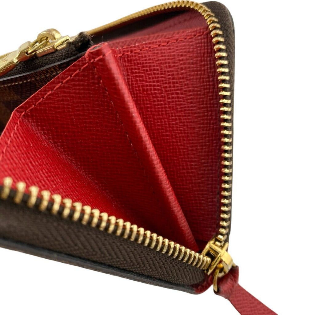 Louis Vuitton Damier Brown Leather Long Wallet