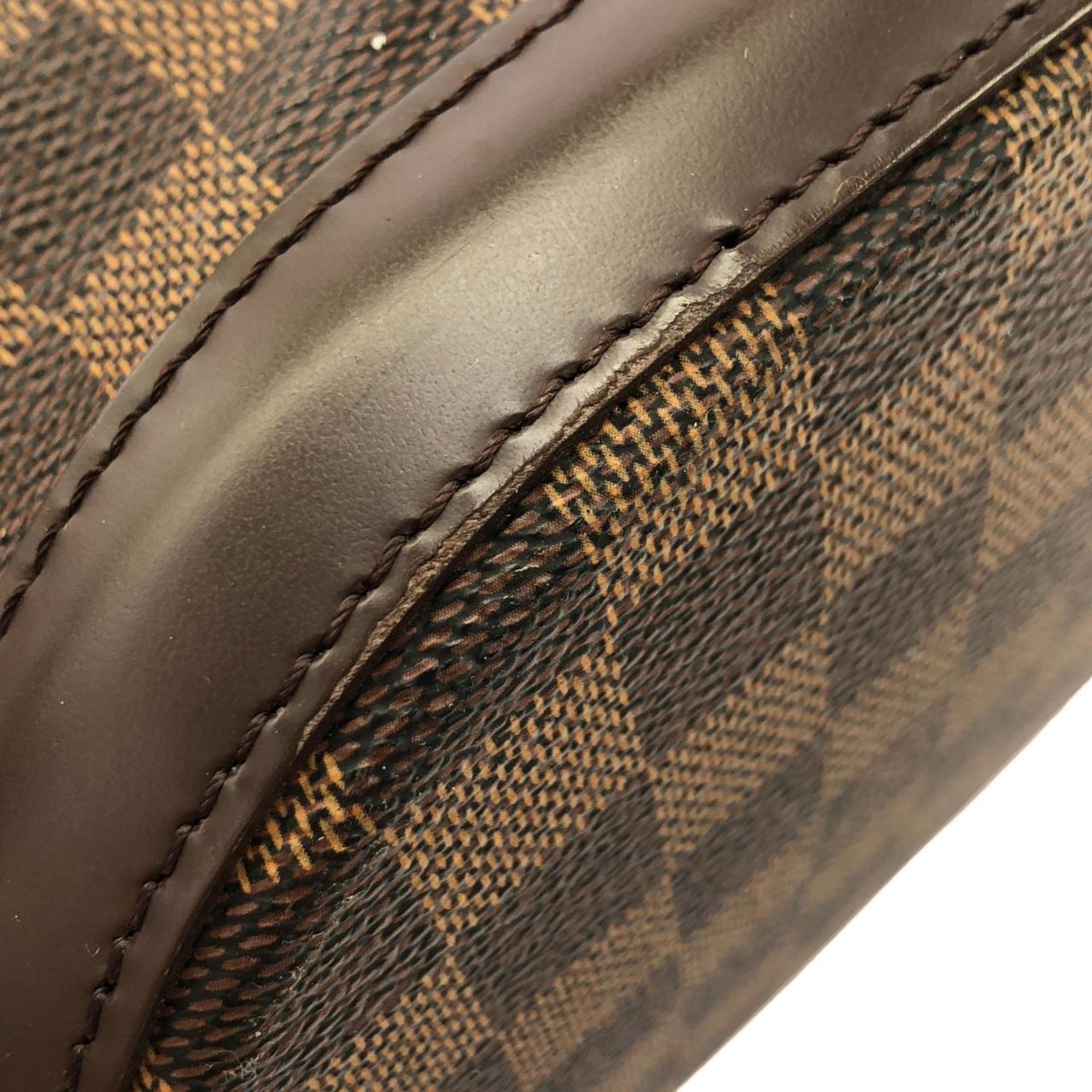 Louis Vuitton Brown Coated Canvas Handbag
