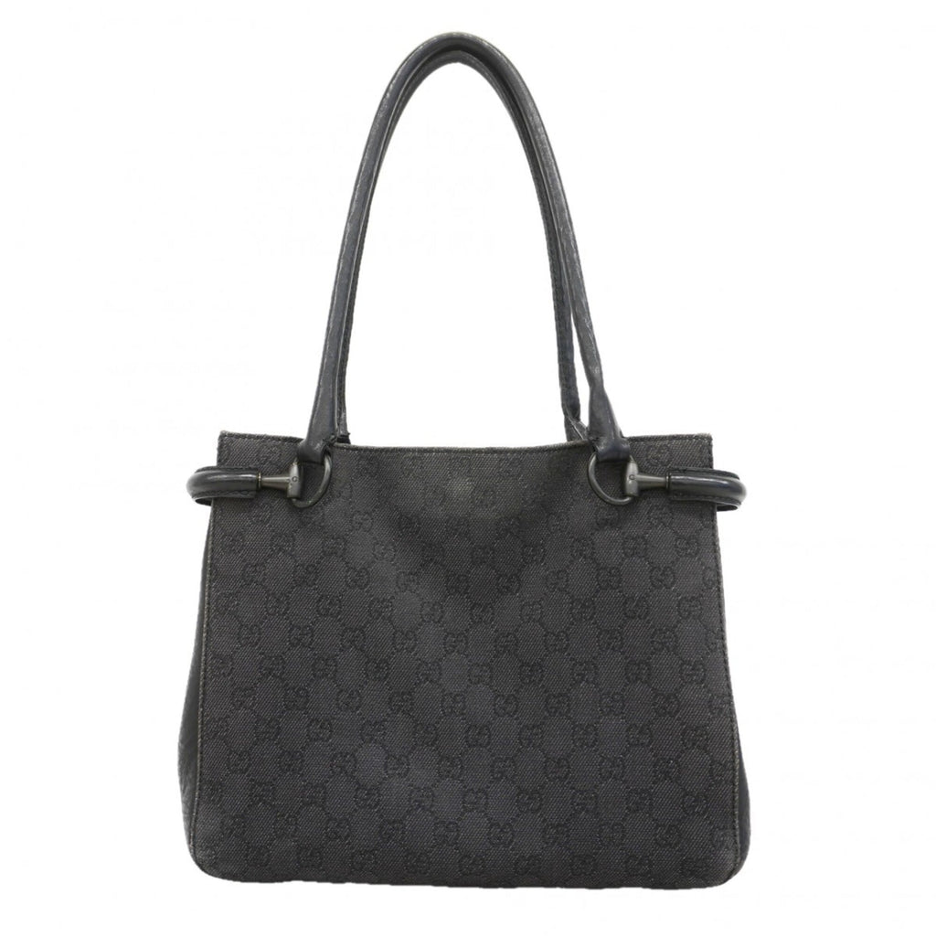 Gucci Black Denim Tote Bag (Pre-Owned)