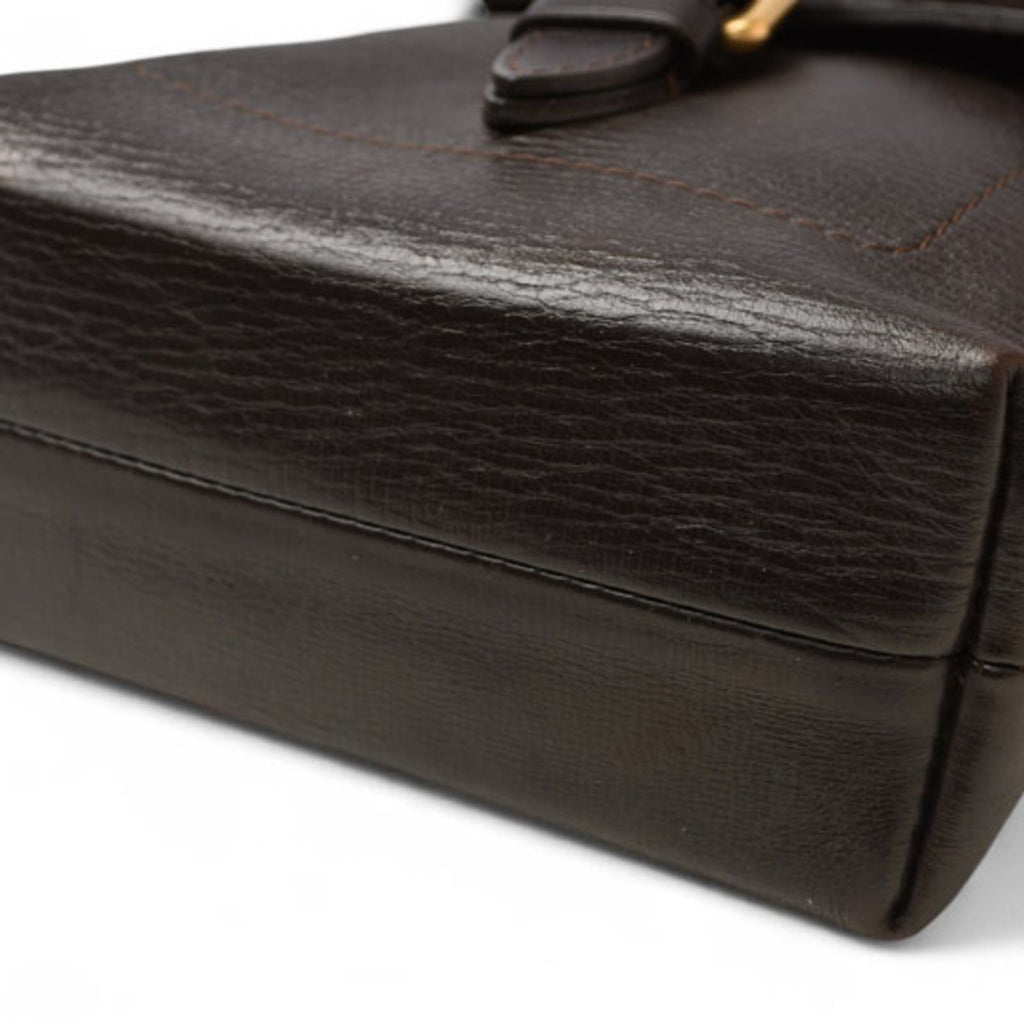 Louis Vuitton Coffee Utah Leather Shoulder Bag