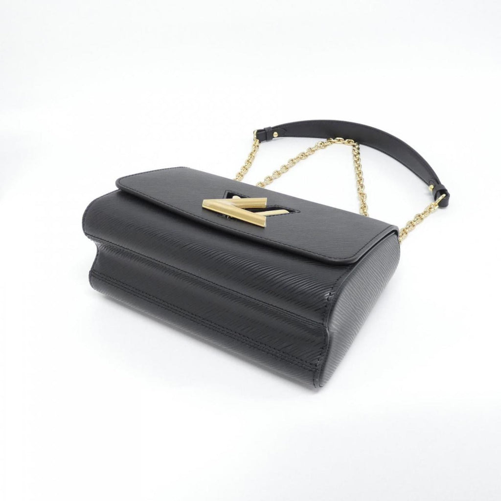 Louis Vuitton Black Leather Shoulder Bag