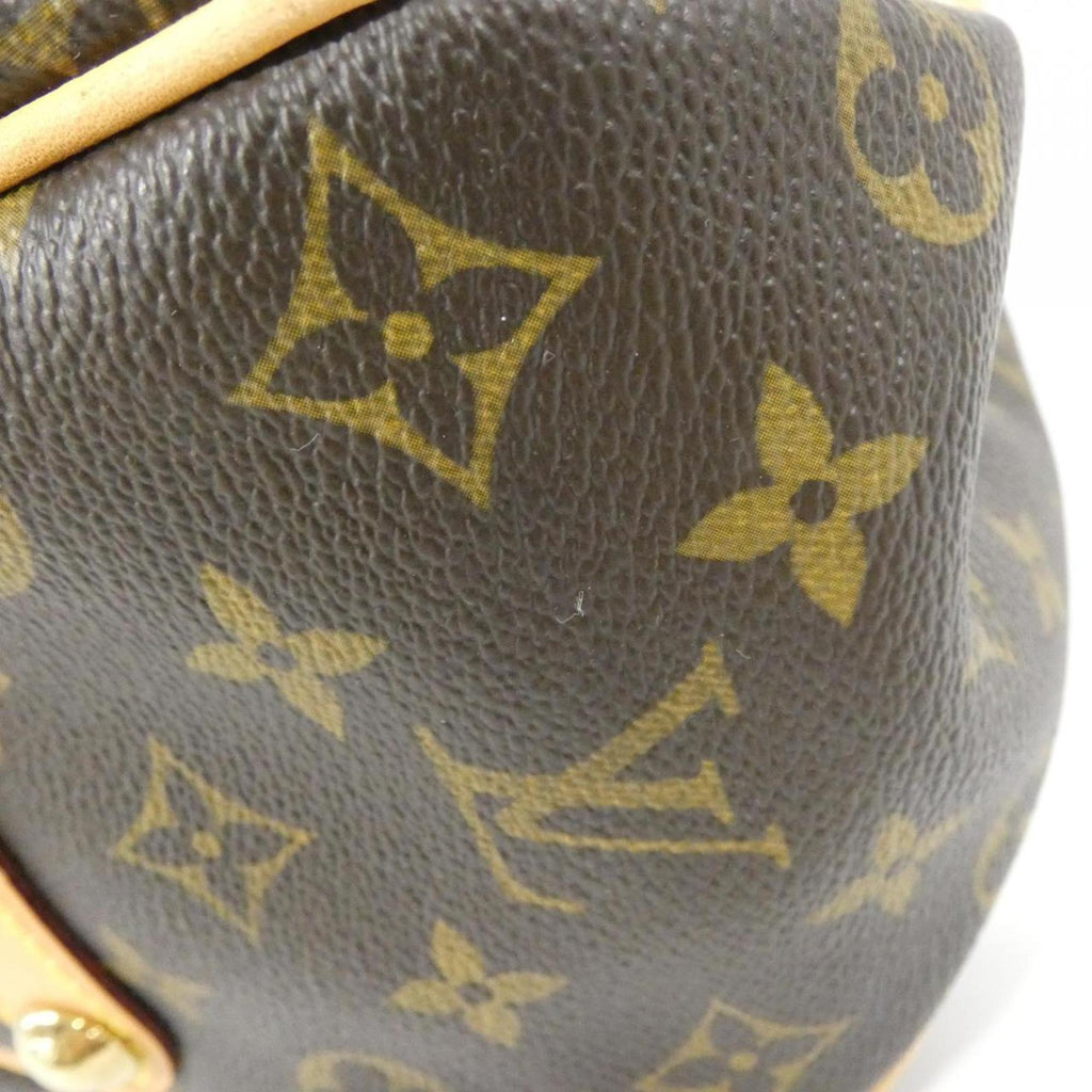Louis Vuitton Brown Coated Canvas Shoulder Bag