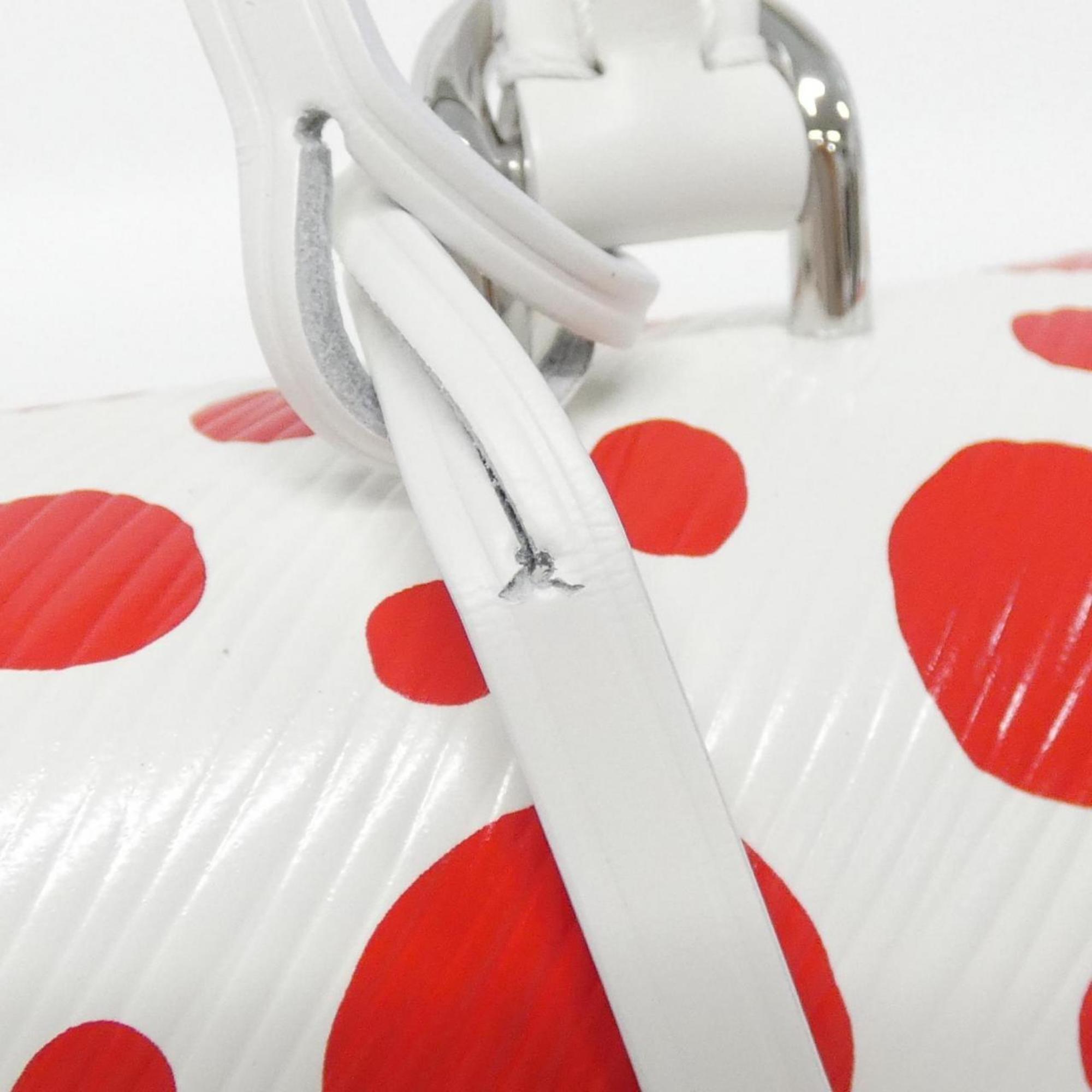 Louis Vuitton Blanc Rouge White Leather Handbag