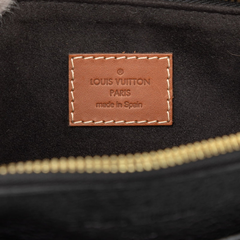 Louis Vuitton Black Brown Monogram Monogram Handbag Shoulder Bag