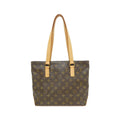 Louis Vuitton Marron Coated Canvas Handbag