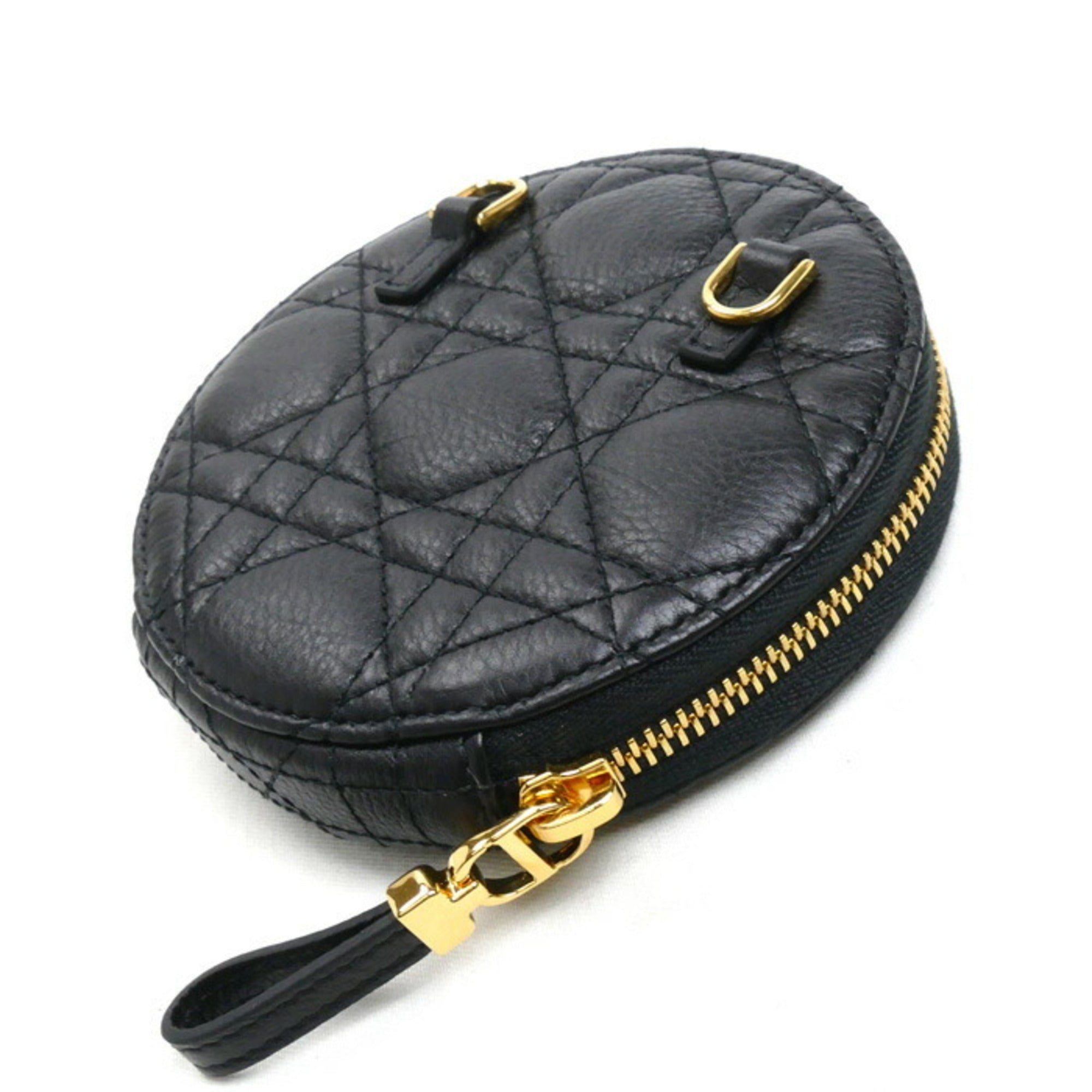 Christian Dior Black Leather Shoulder Bag (Pre-Owned)