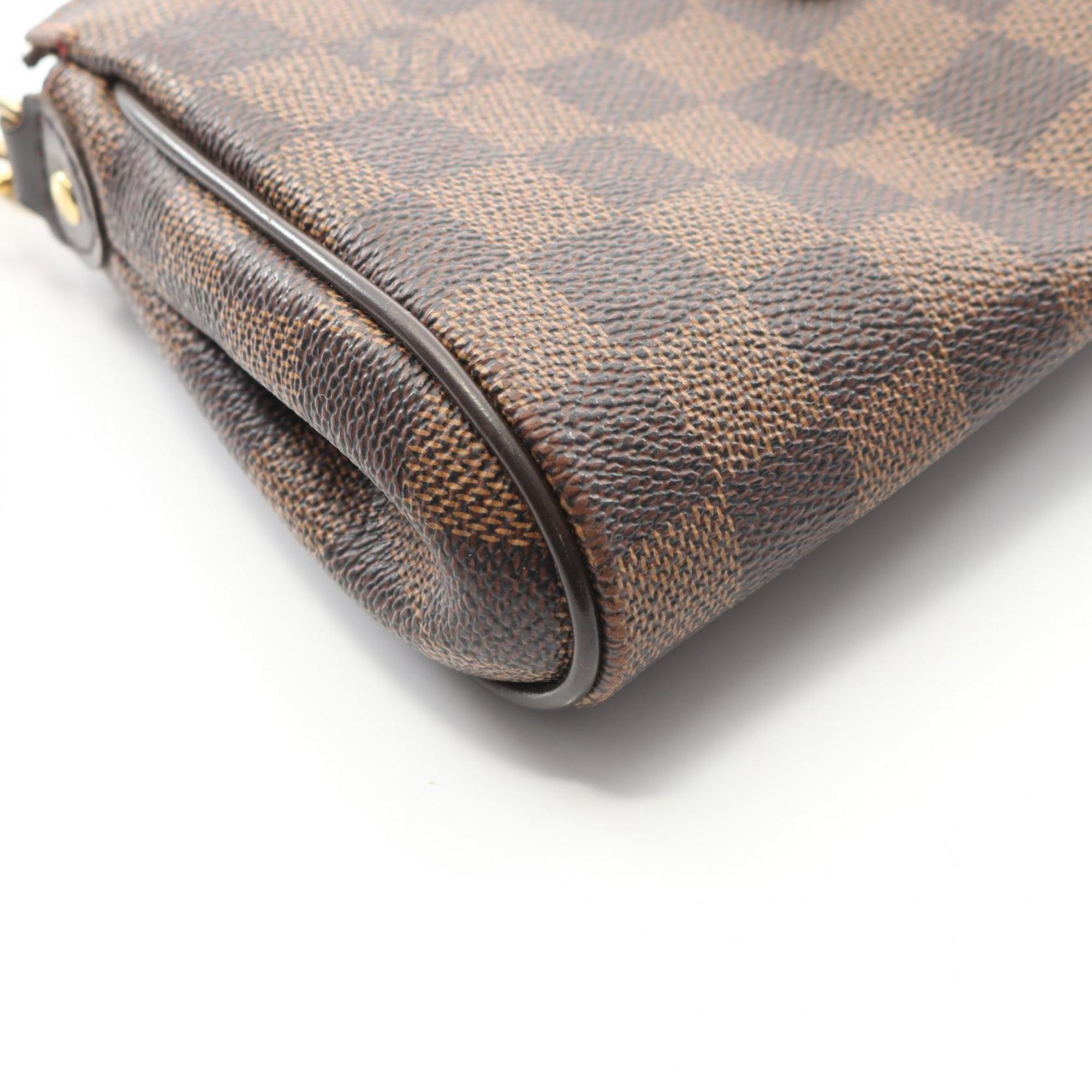 Louis Vuitton Brown Coated Canvas Leather Handbag